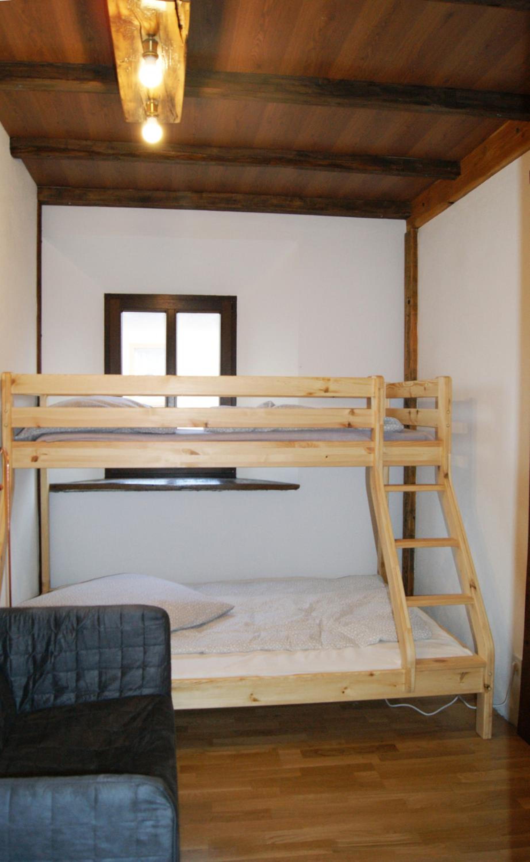 Ferienwohnung Laternenstube mit Familienbett im Rittergut Leppersdorf bei Radeberg