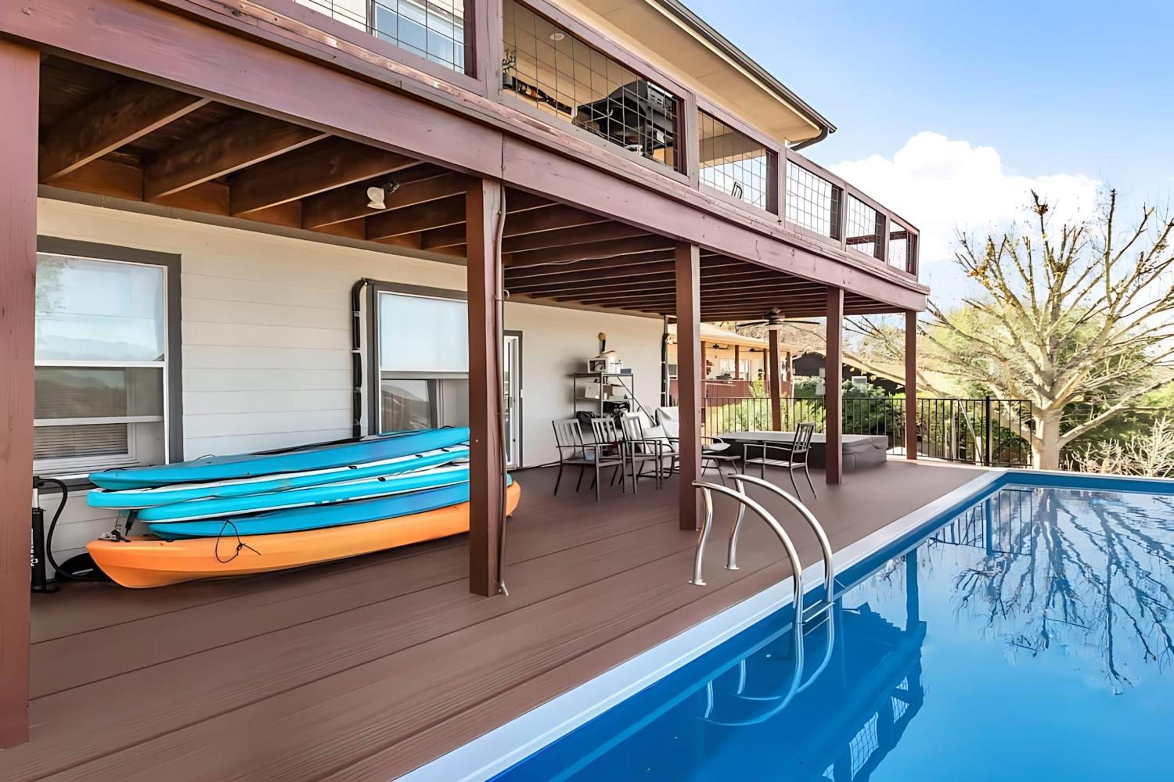 Large 6BR Lakefront Home with Private Pool & Views