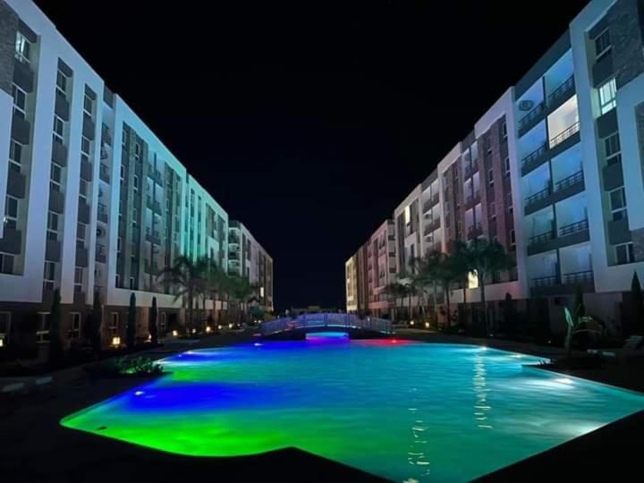 Wonderful two-bedroom apartment balcony in Fanadir aqua park beach