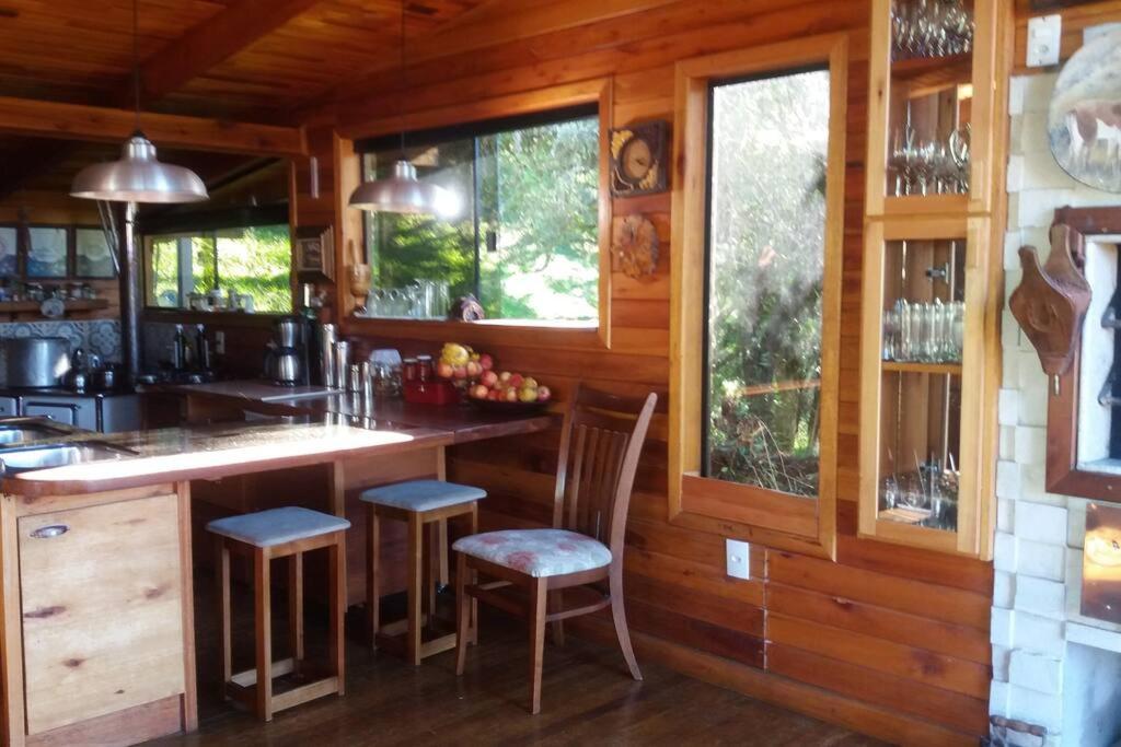 Cabana do Pinhão completa, CALEFAÇÃO 3 SUÍTES