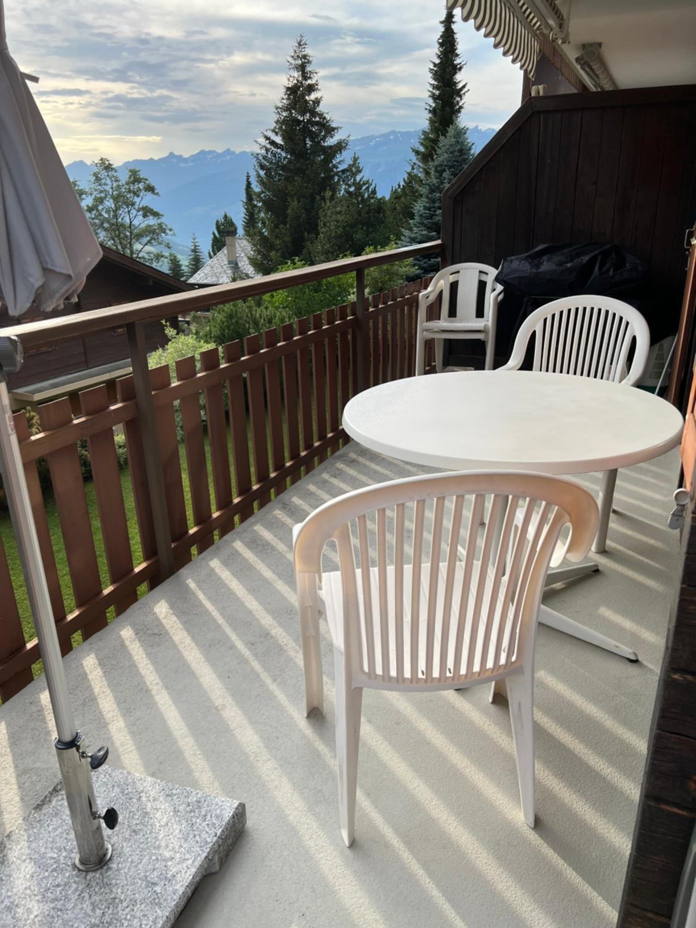 Maisonette Wohnung mit Bergsicht