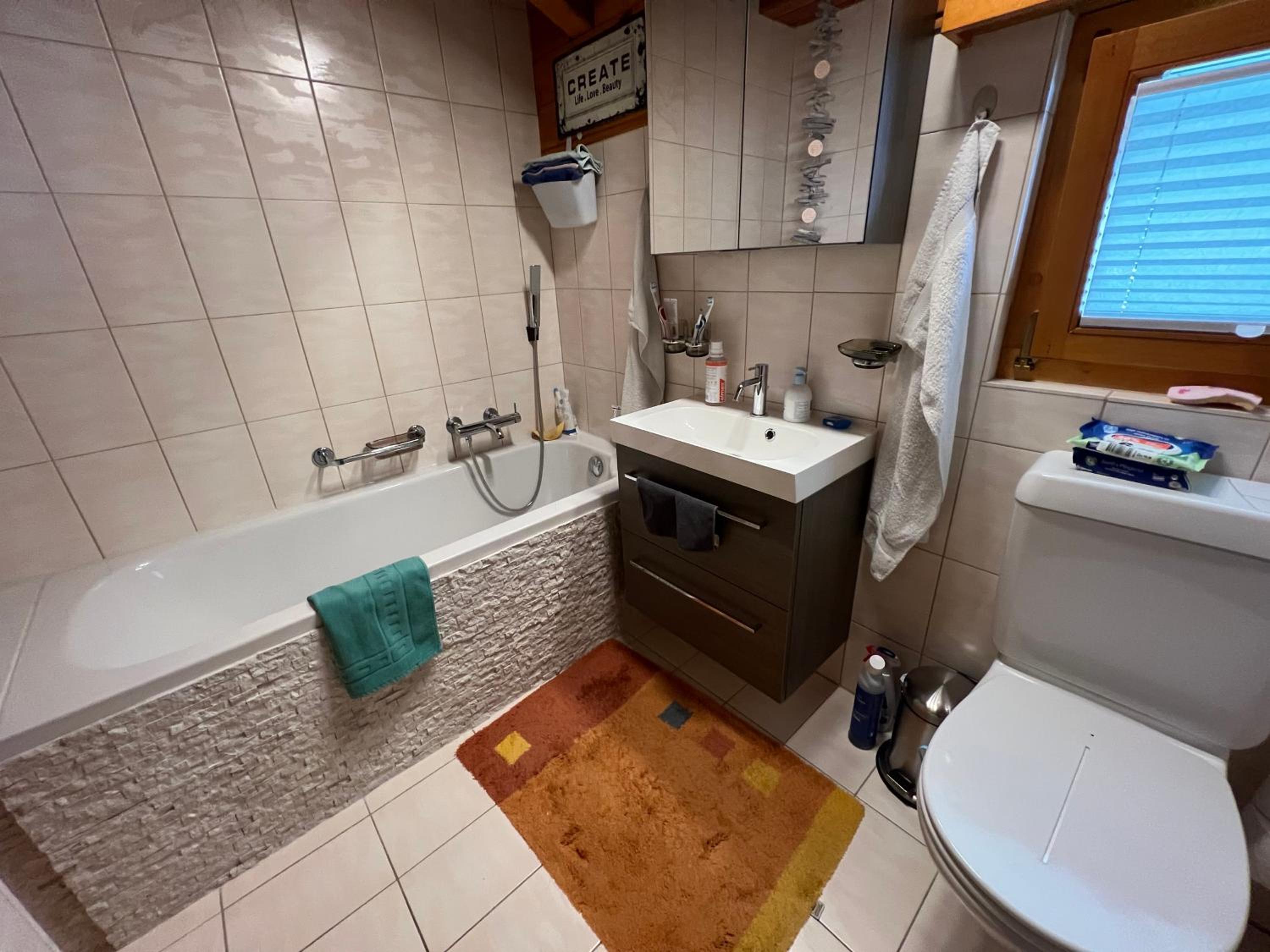 Maisonette Wohnung mit Bergsicht