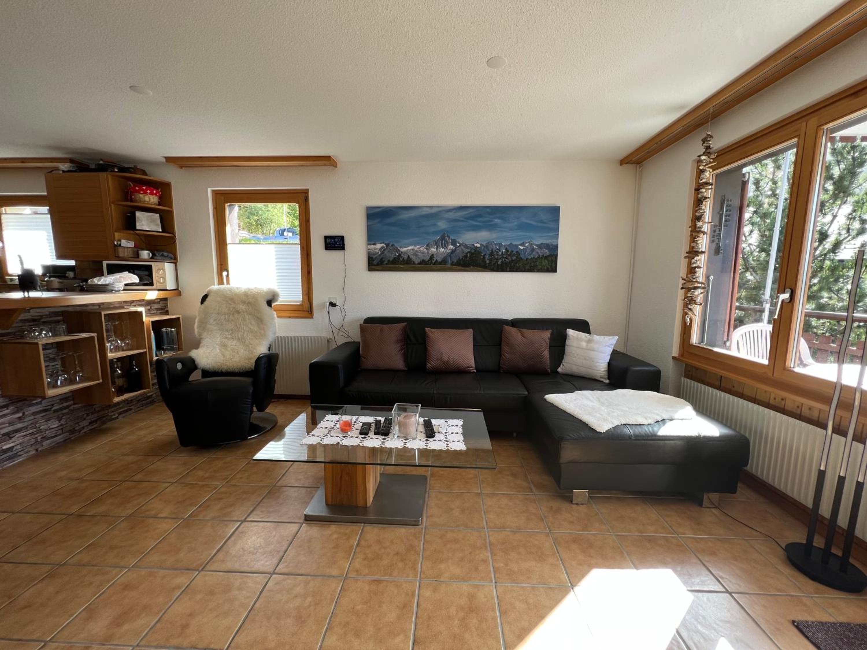 Maisonette Wohnung mit Bergsicht