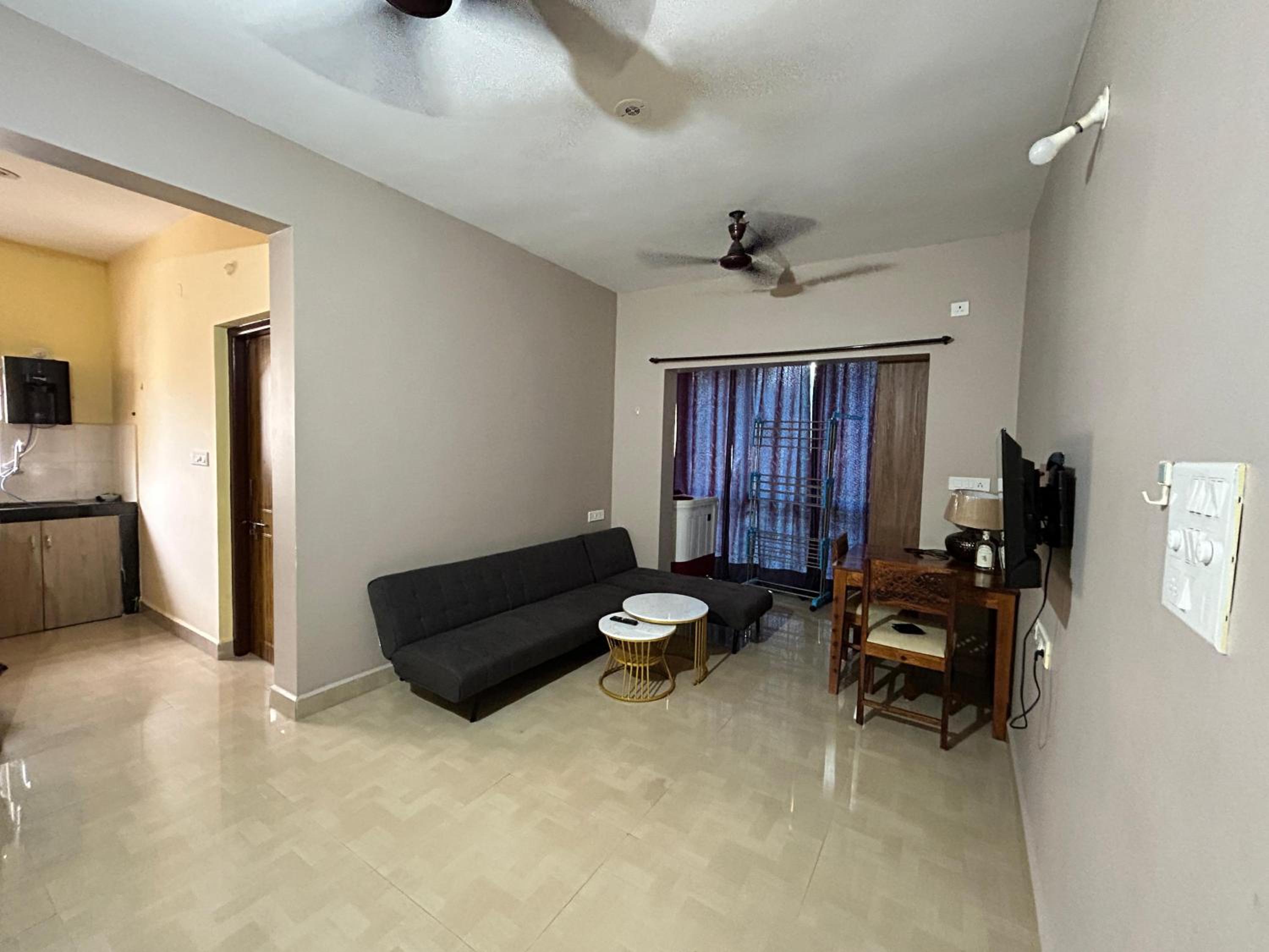 1bhk studio apartment North Goa view 5