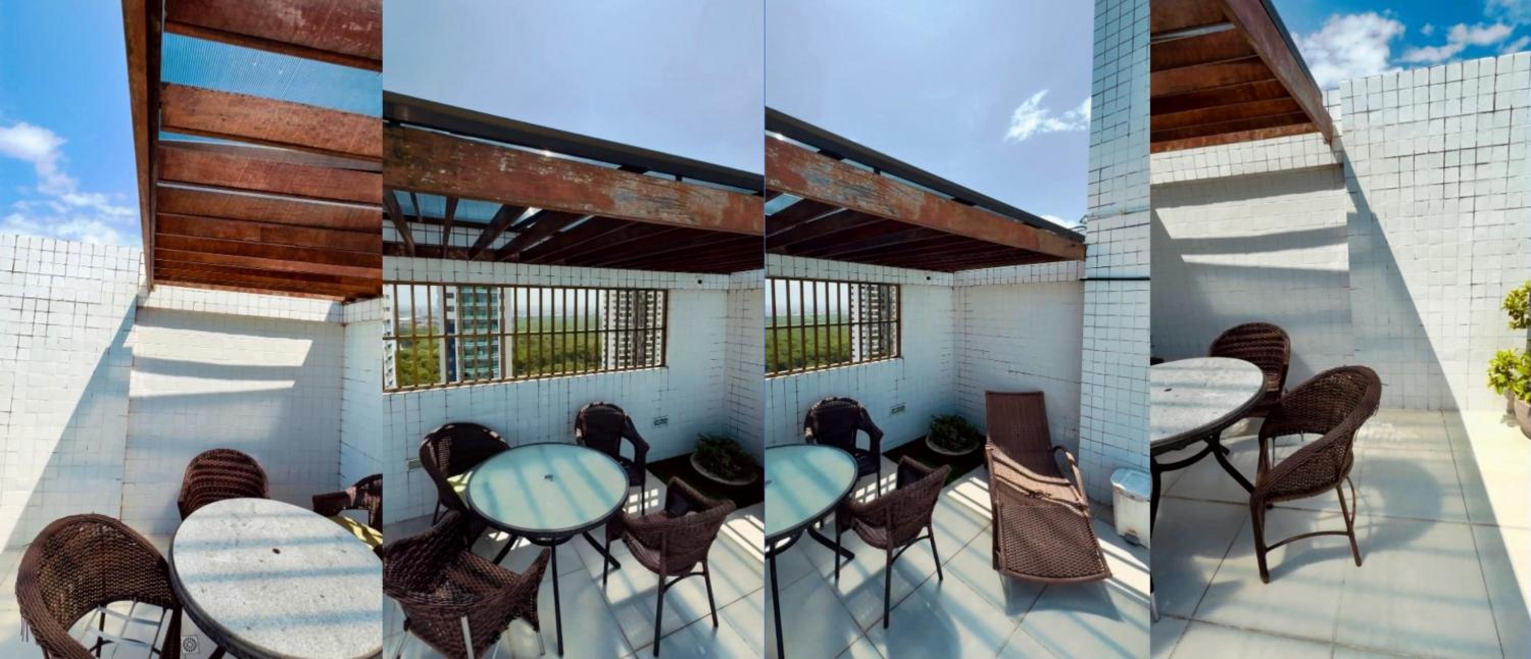 FLAT Praia Boa Viagem - Piscina no ROFTOP - Garagem & WIFI - REFORMADO - Ar condicionado - 24H CHECK IN - Shopping Recife - Enxoval Incluso