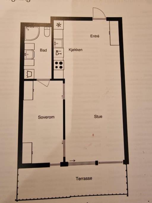 Tromsø sentrum apartment view 5