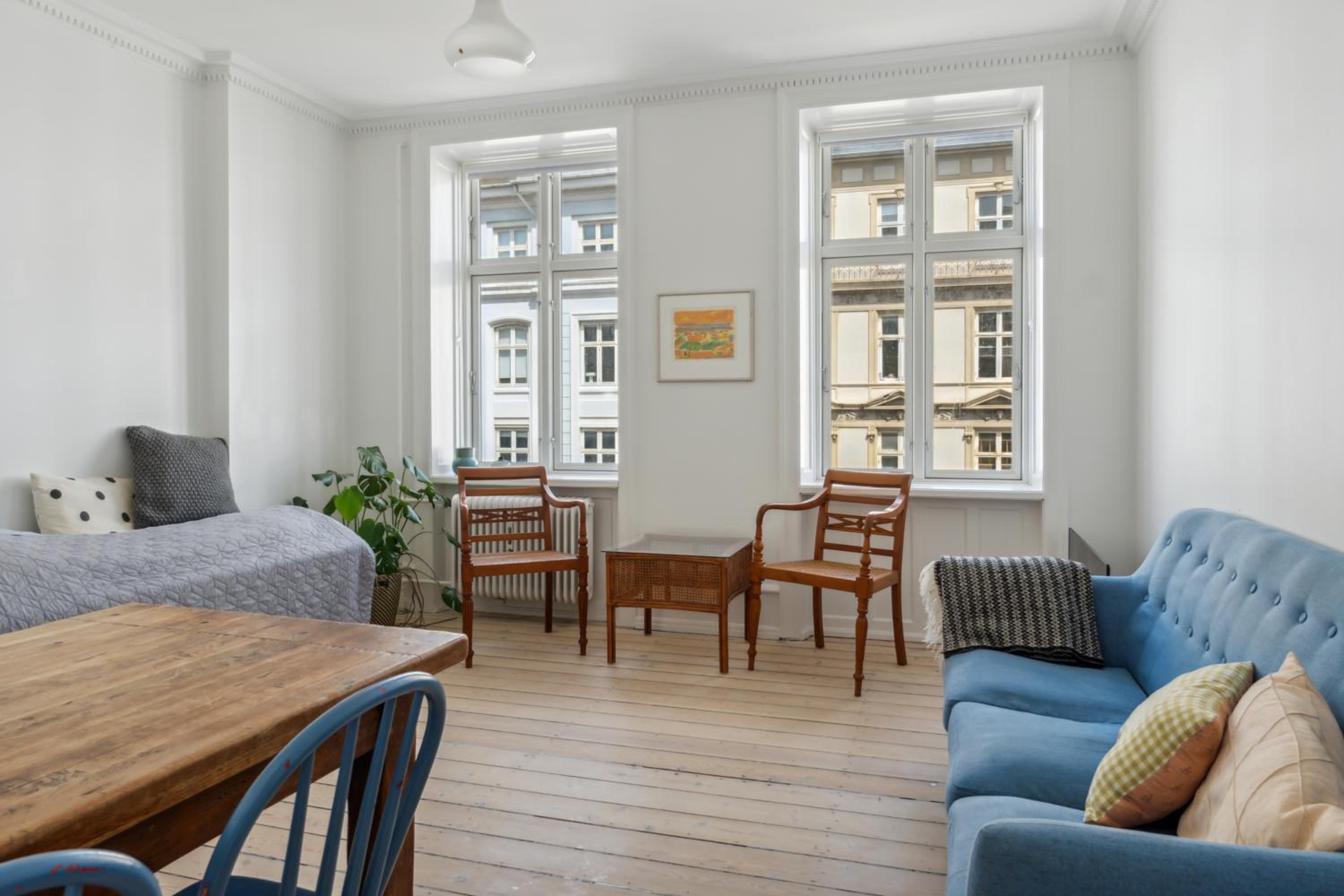 Central 2BR Lejlighed i København K m terrasse view 5