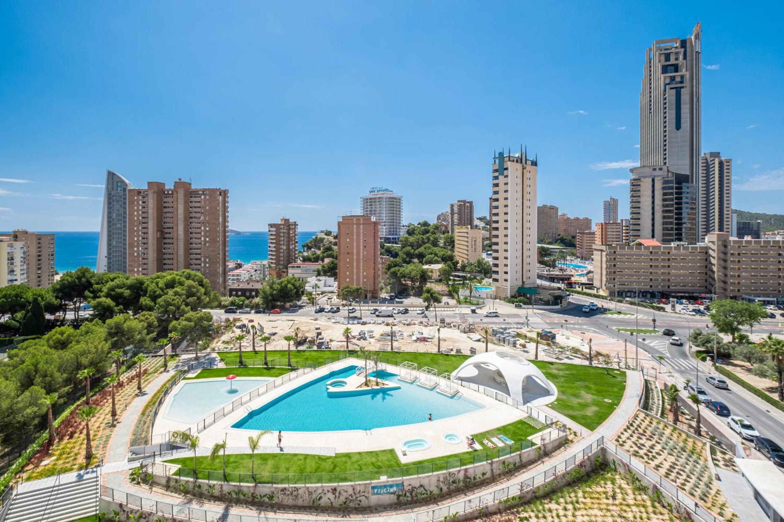Benidorm Beach 6-16 Poniente Beach view 2