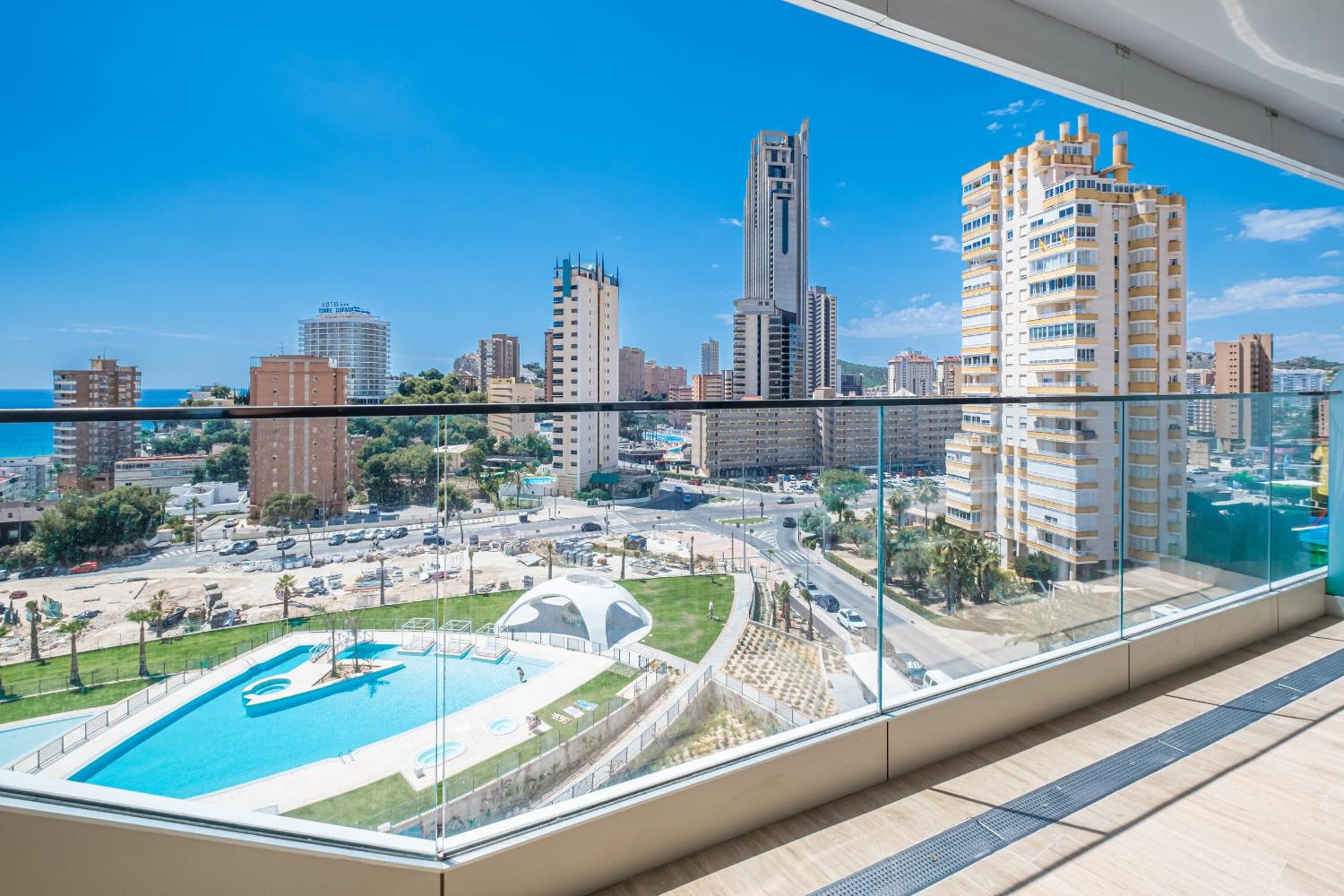 Benidorm Beach 6-16 Poniente Beach view 3