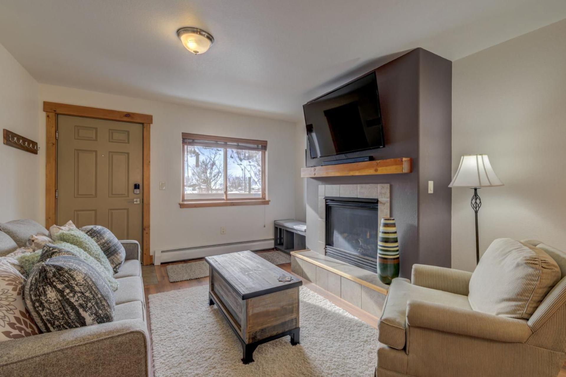 Walkable to Everything in Downtown Steamboat, Across Street from Yampa River, On Free Bus Route view 4