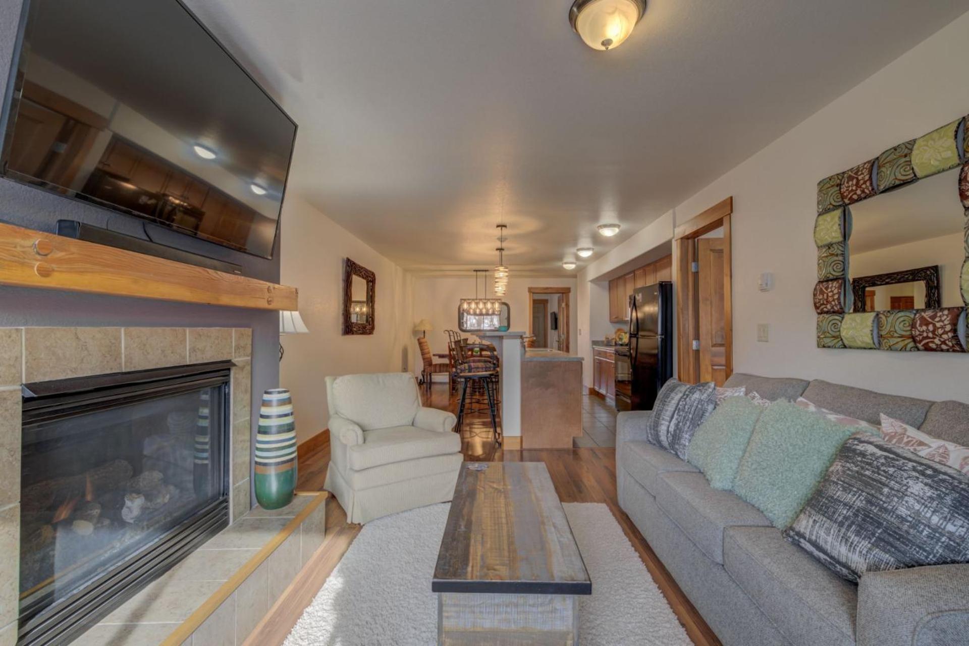 Walkable to Everything in Downtown Steamboat, Across Street from Yampa River, On Free Bus Route view 5