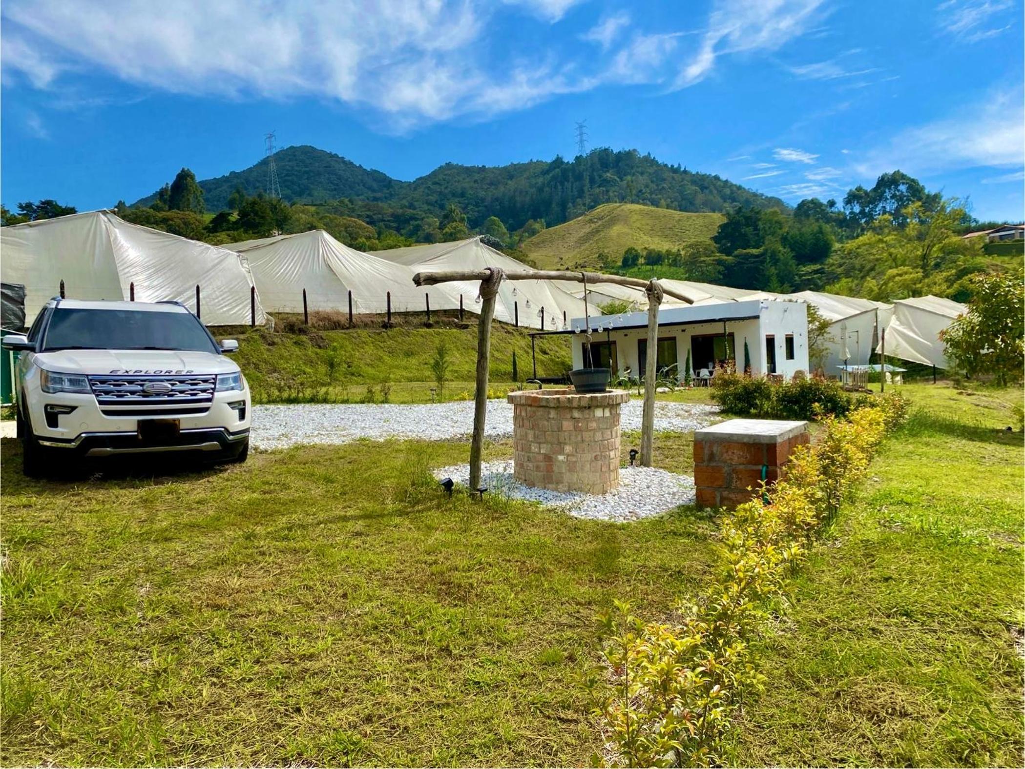 Casa campestre descanso relajación jacuzzi BBQ amplias zonas verdes