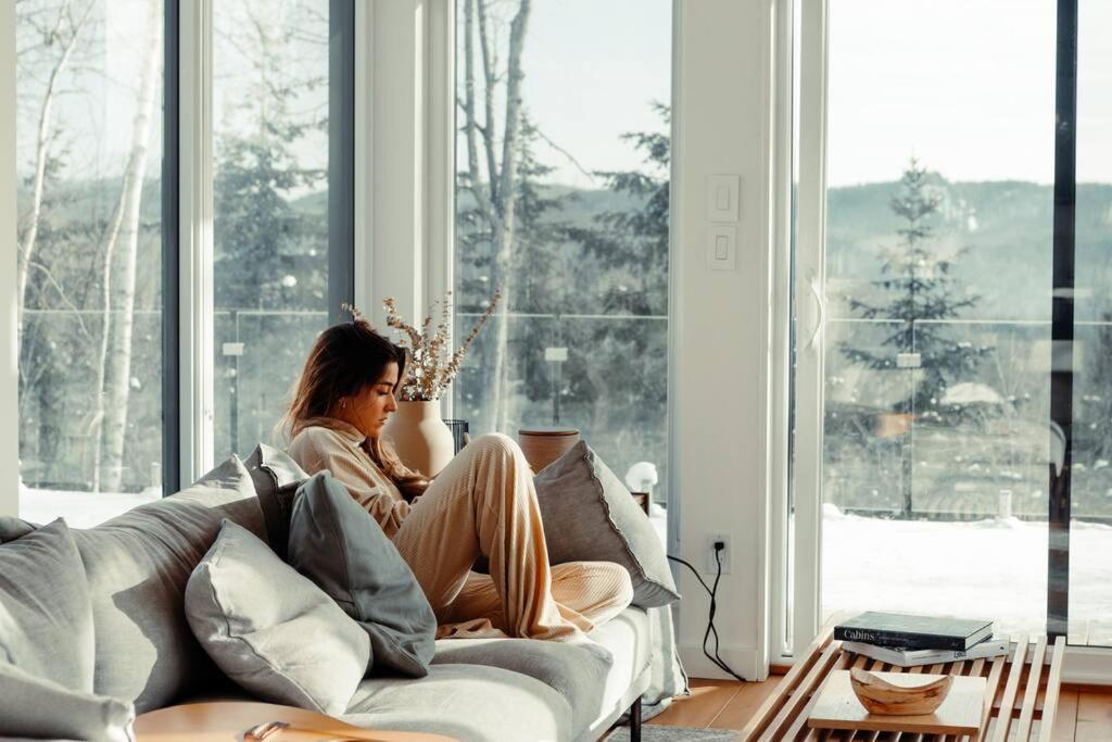 Scandi inspired chalet Mont Tremblant views and spa