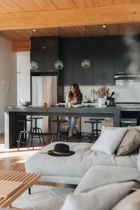 Scandi inspired chalet Mont Tremblant views and spa
