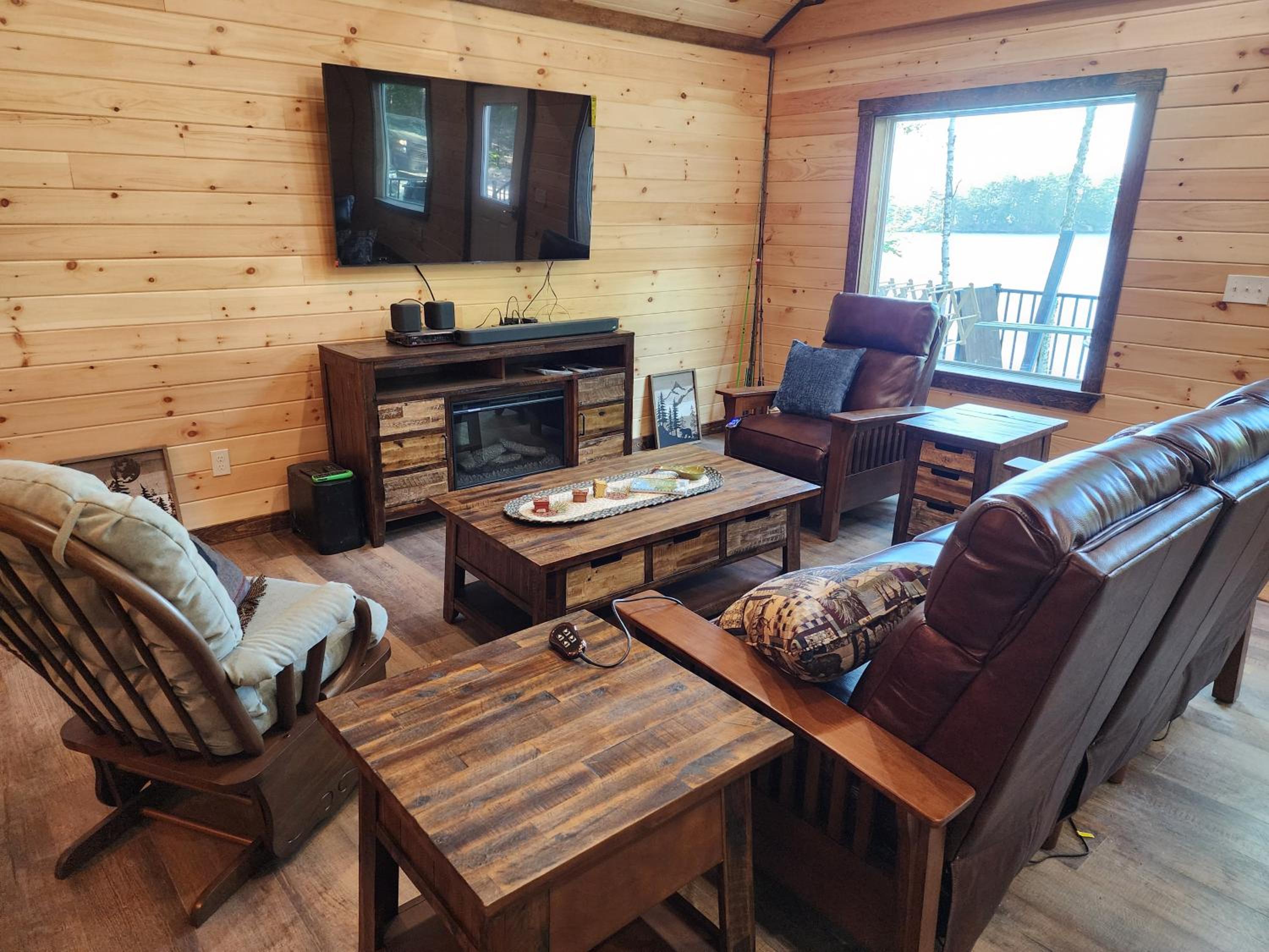 Family Friendly Lakefront Cottage, Ambajejus Lake view 2