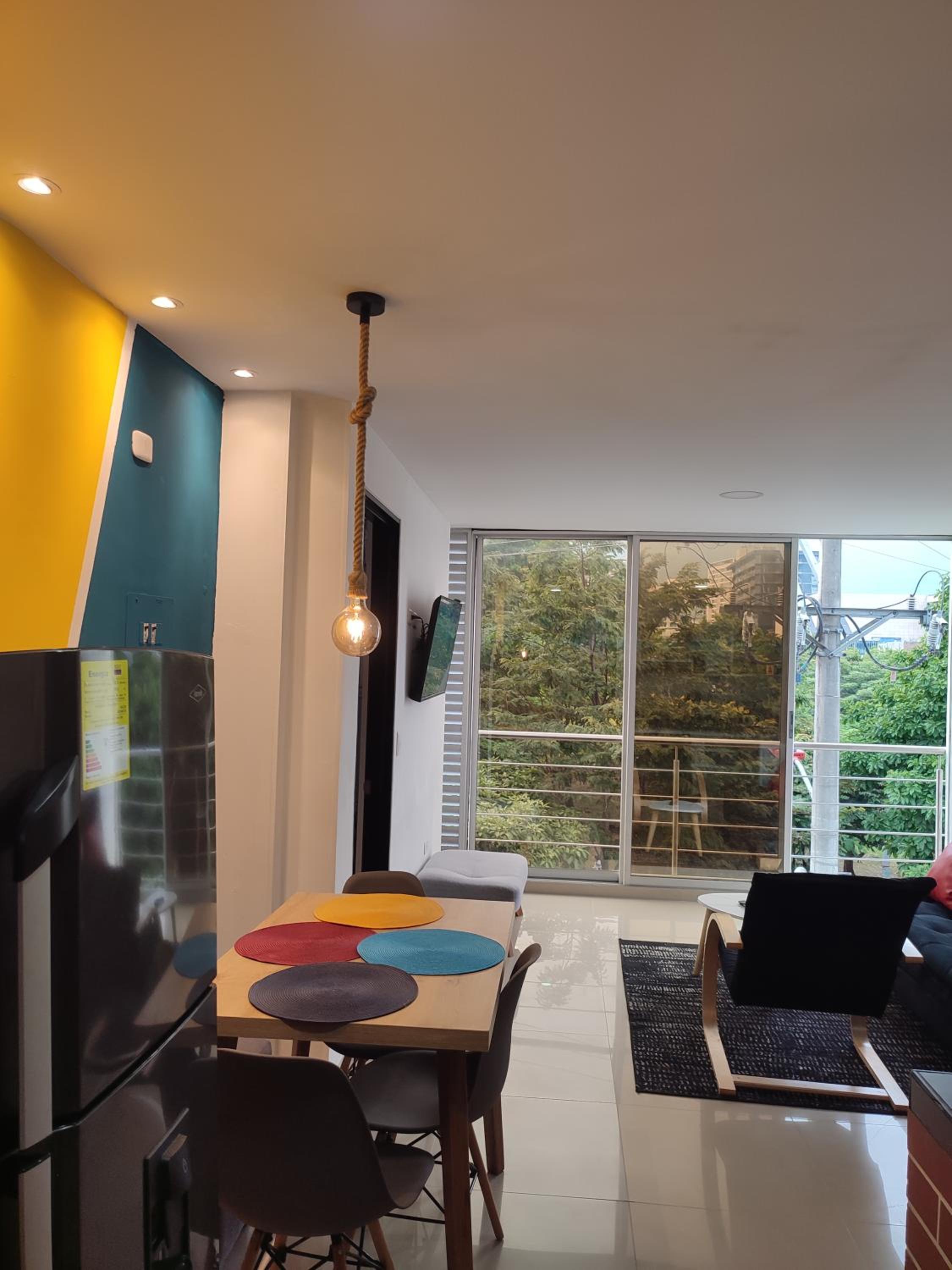 301-Cómodo y moderno apartamento de 2 habitaciones en la mejor zona céntrica de ibagué