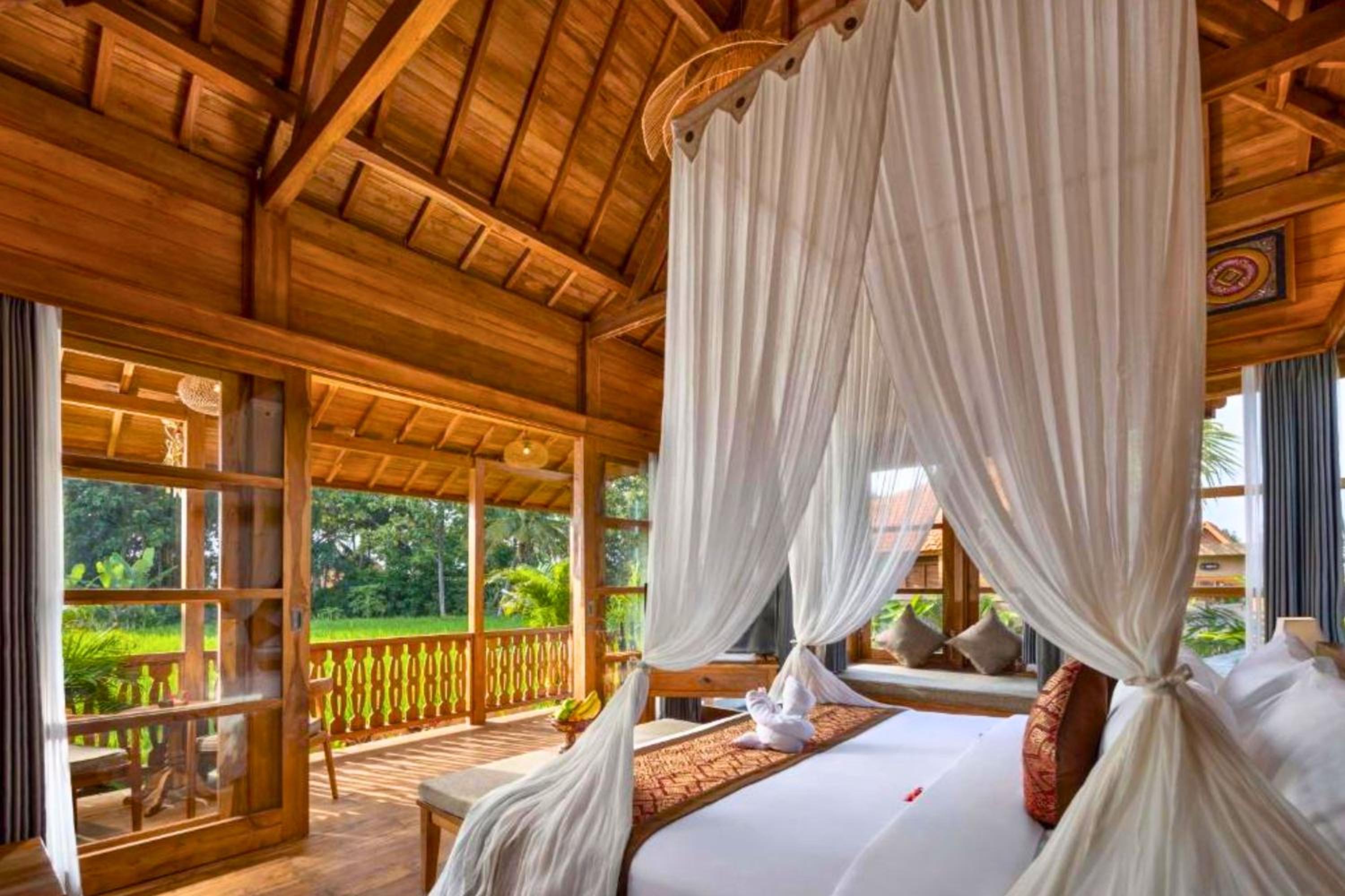 Prameswara 1 BR Wooden Private Pool Villa view 2