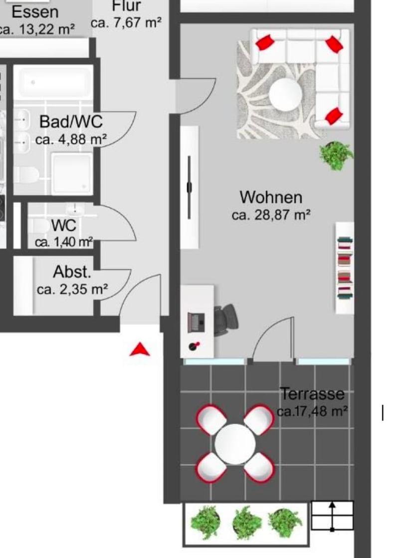 Munich M Zone, Quiet large Living Room, Terrace