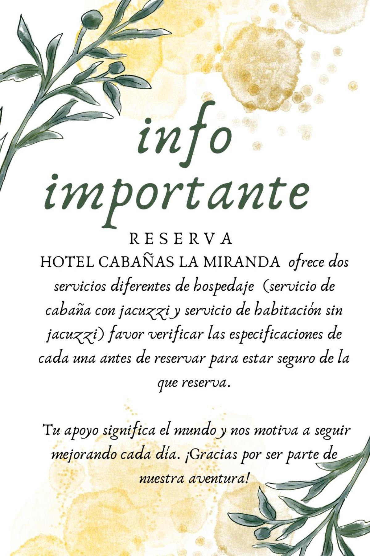 Cabañas la Miranda