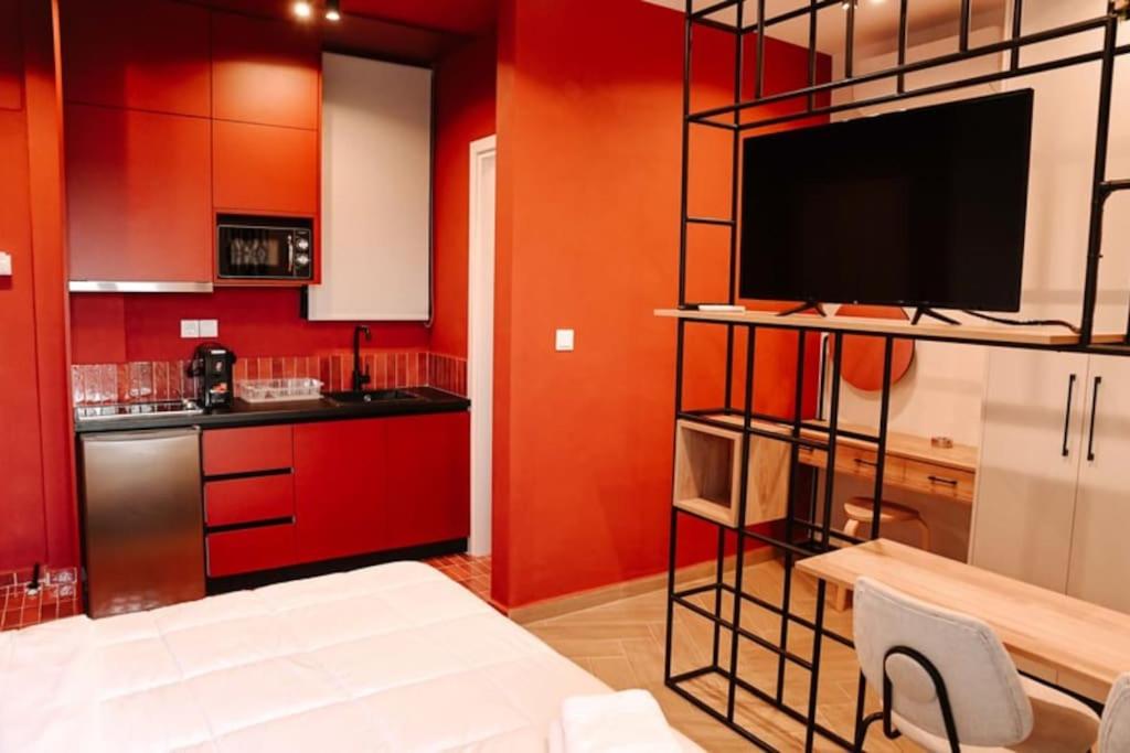 Four Stay Apartments Red Room view 5