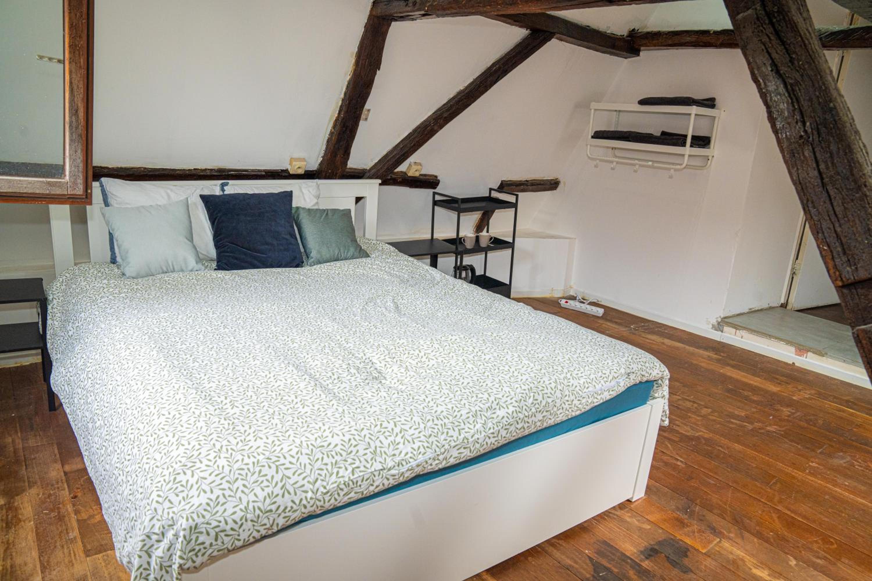 Stylish Canal-Side 2BR-1LR Apt, at Center of Gent