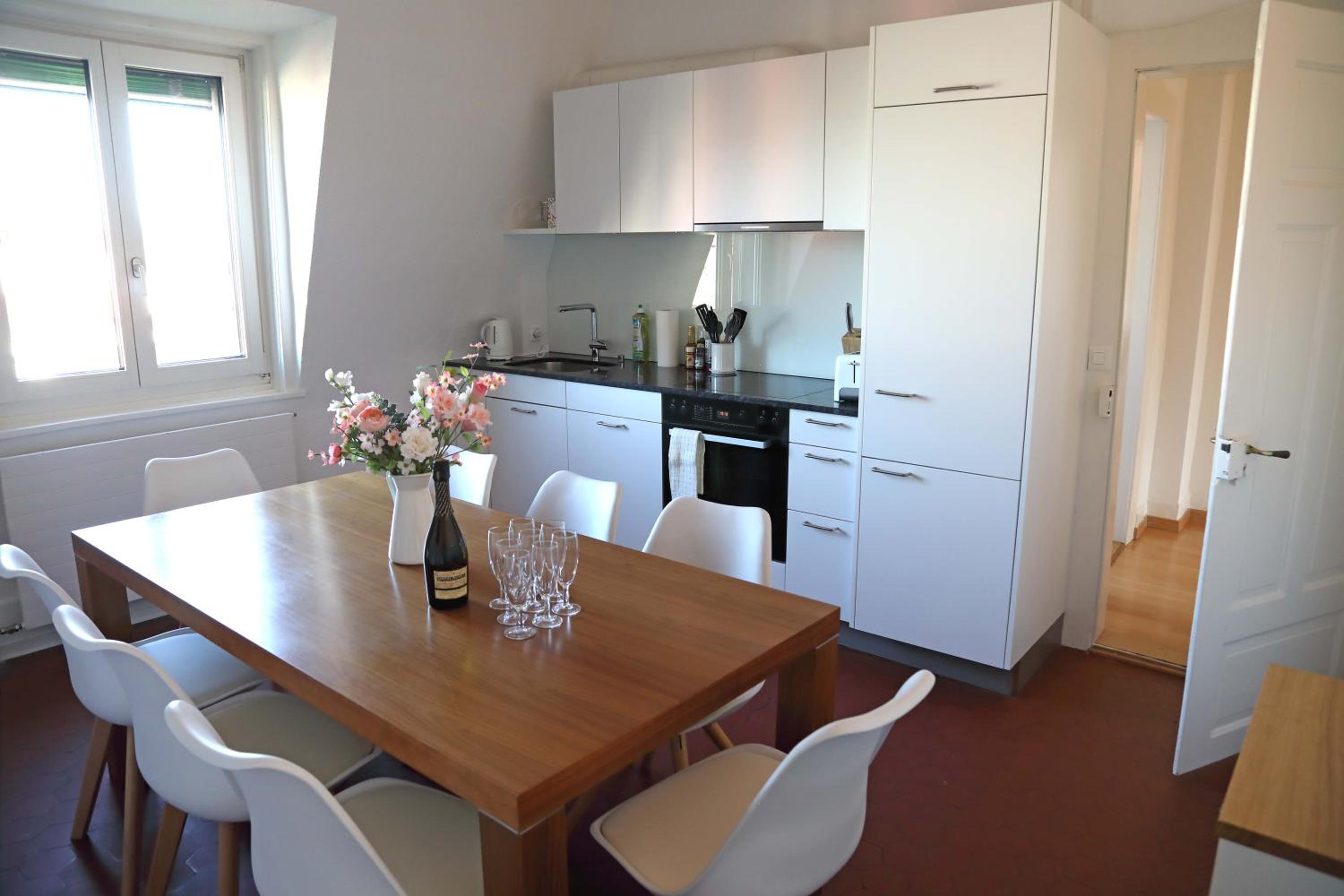 Grosse, ruhige Wohnung in Zürich, nahe Zentrum