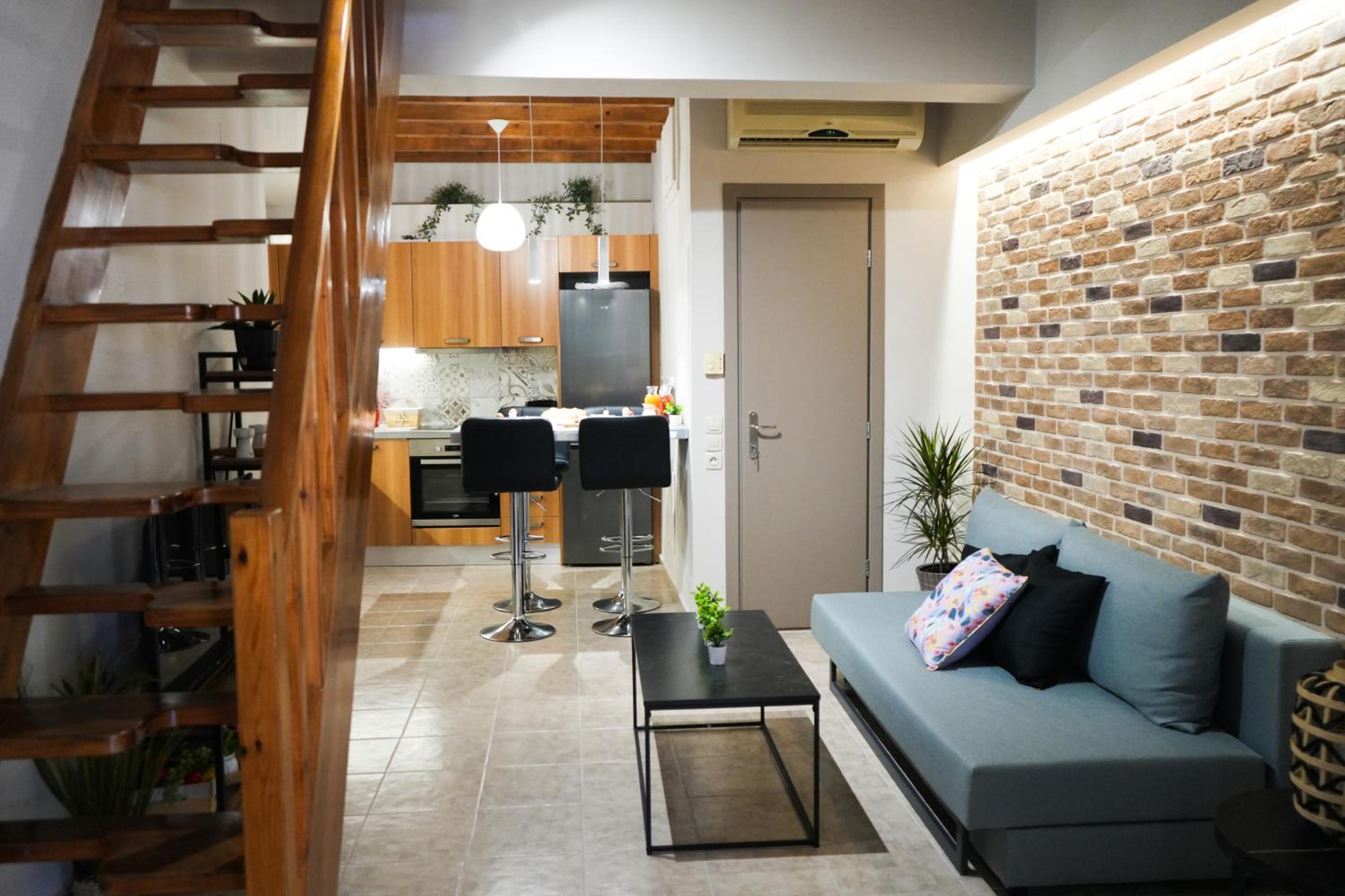 Nafplio Vacation Home, two levels of comfort with beautiful large private terrace and breathtaking views of the Palamidi Castle Fortress view 4