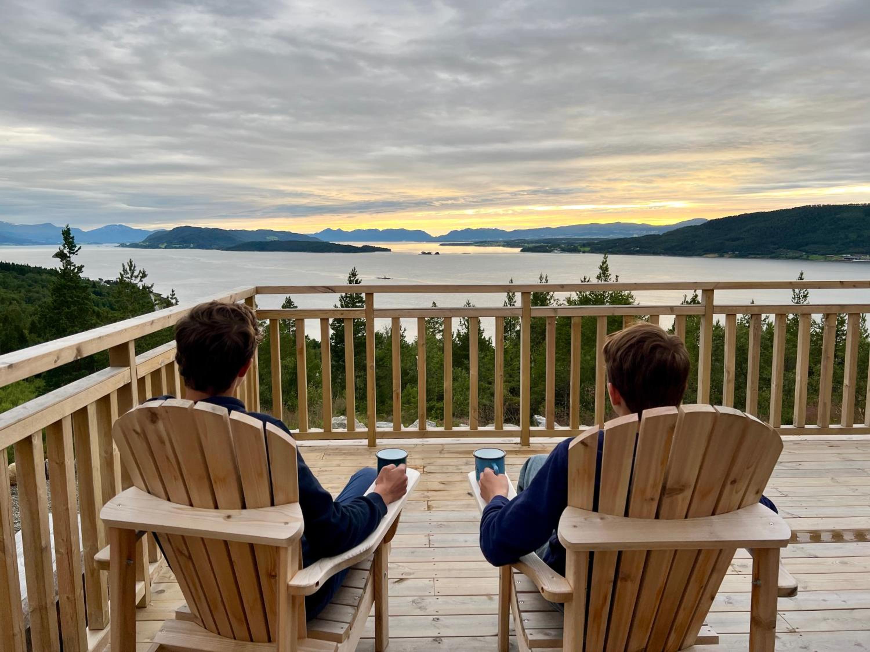 Fjord-Holiday-Lodge mit atemberaubendem Panorama