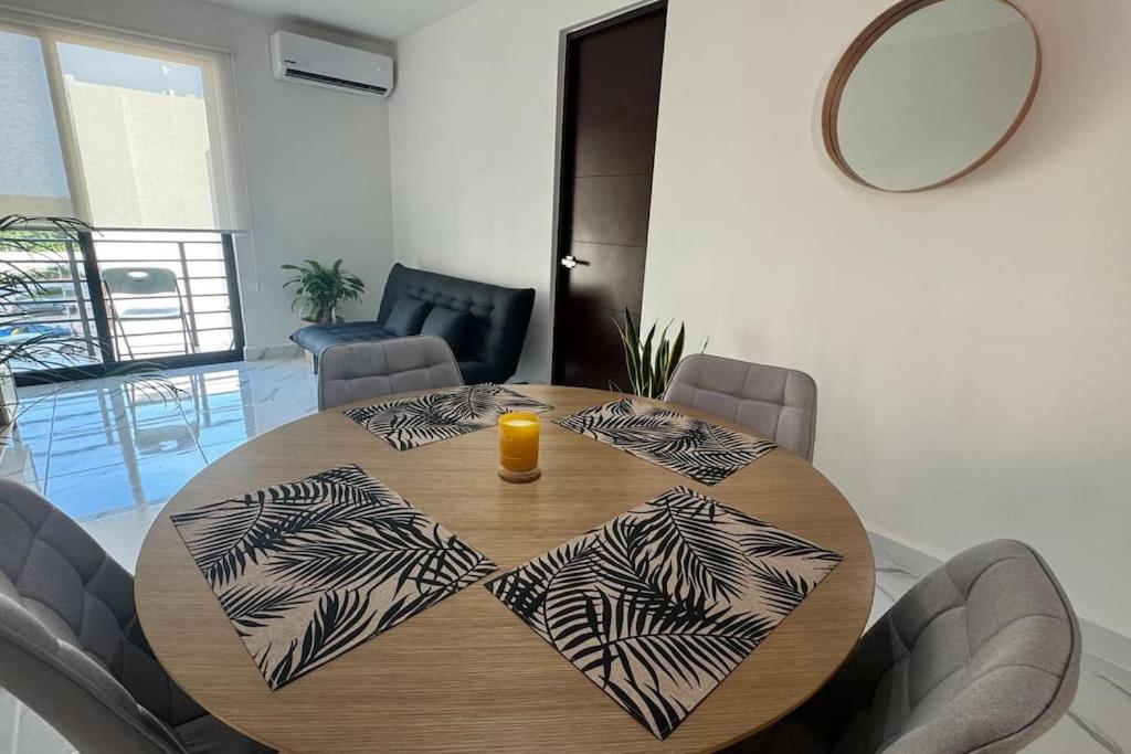 Departamento nuevo con alberca en Cancún