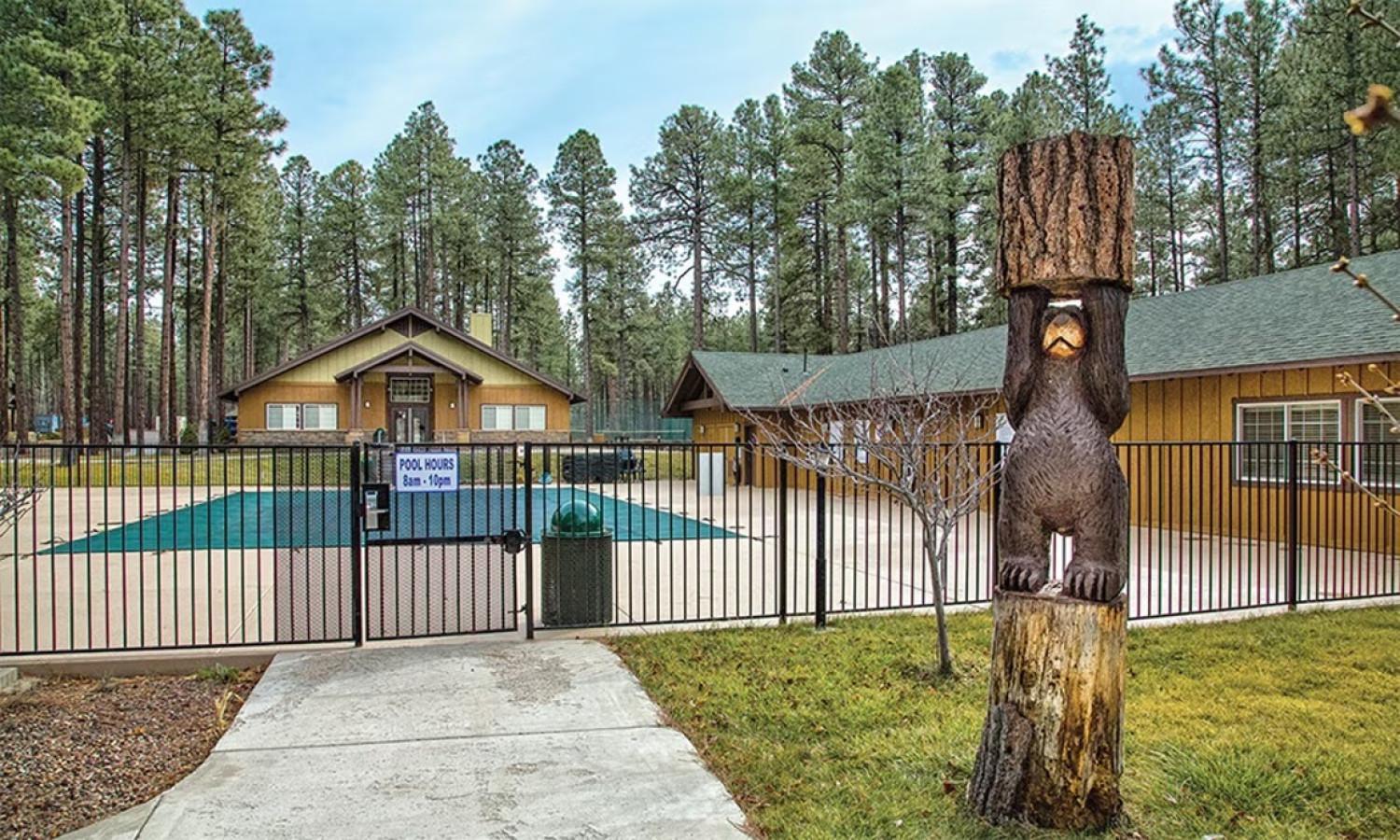 Resort 1BD condo with amenities of pool arcade walking trails and more view 5