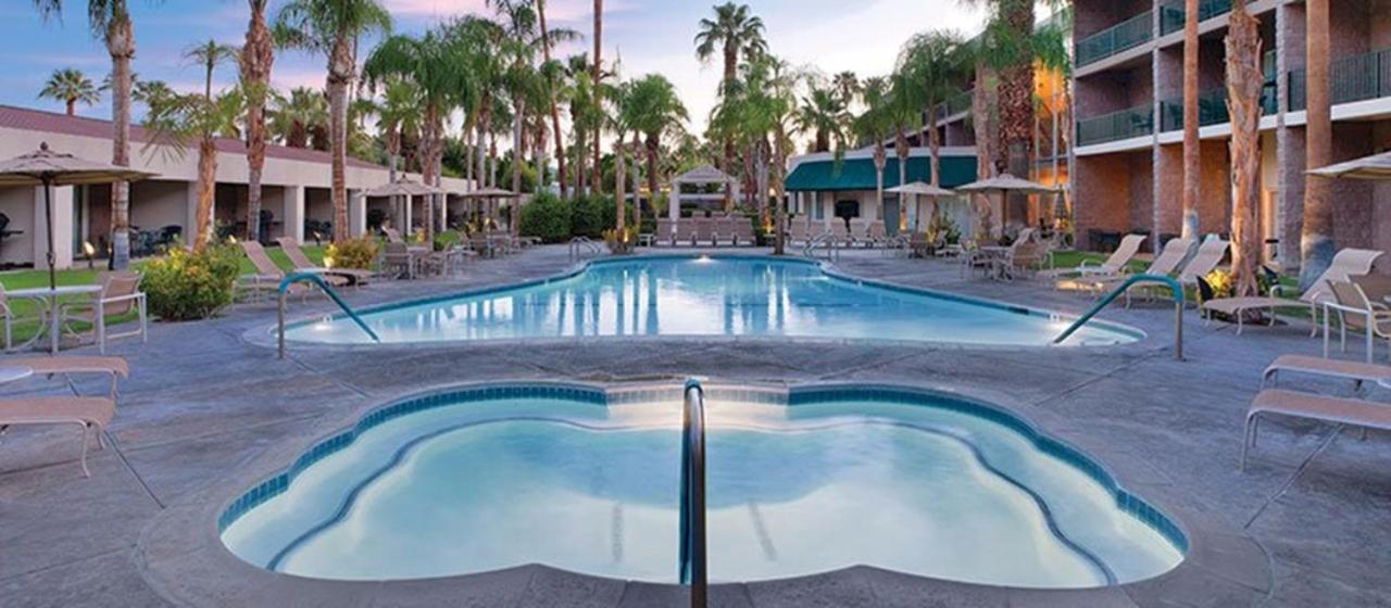 Family fun in Palm Springs in this resort 2BD condo with resort amenities including kids pool view 3