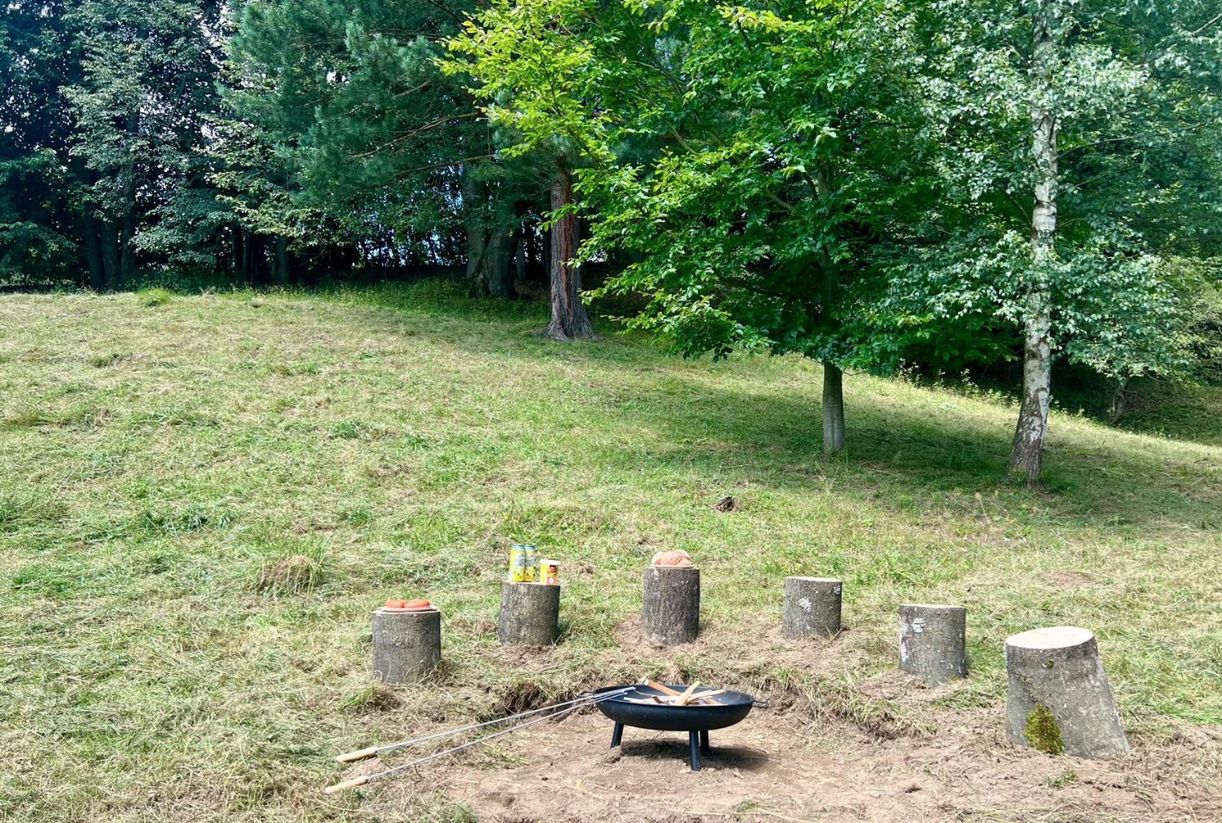 Forest retreat apartino - u lesa, parkování zdarma, Starlink 250 Mbs, terasa & grill, soukromé ohniště, nespresso, netflix