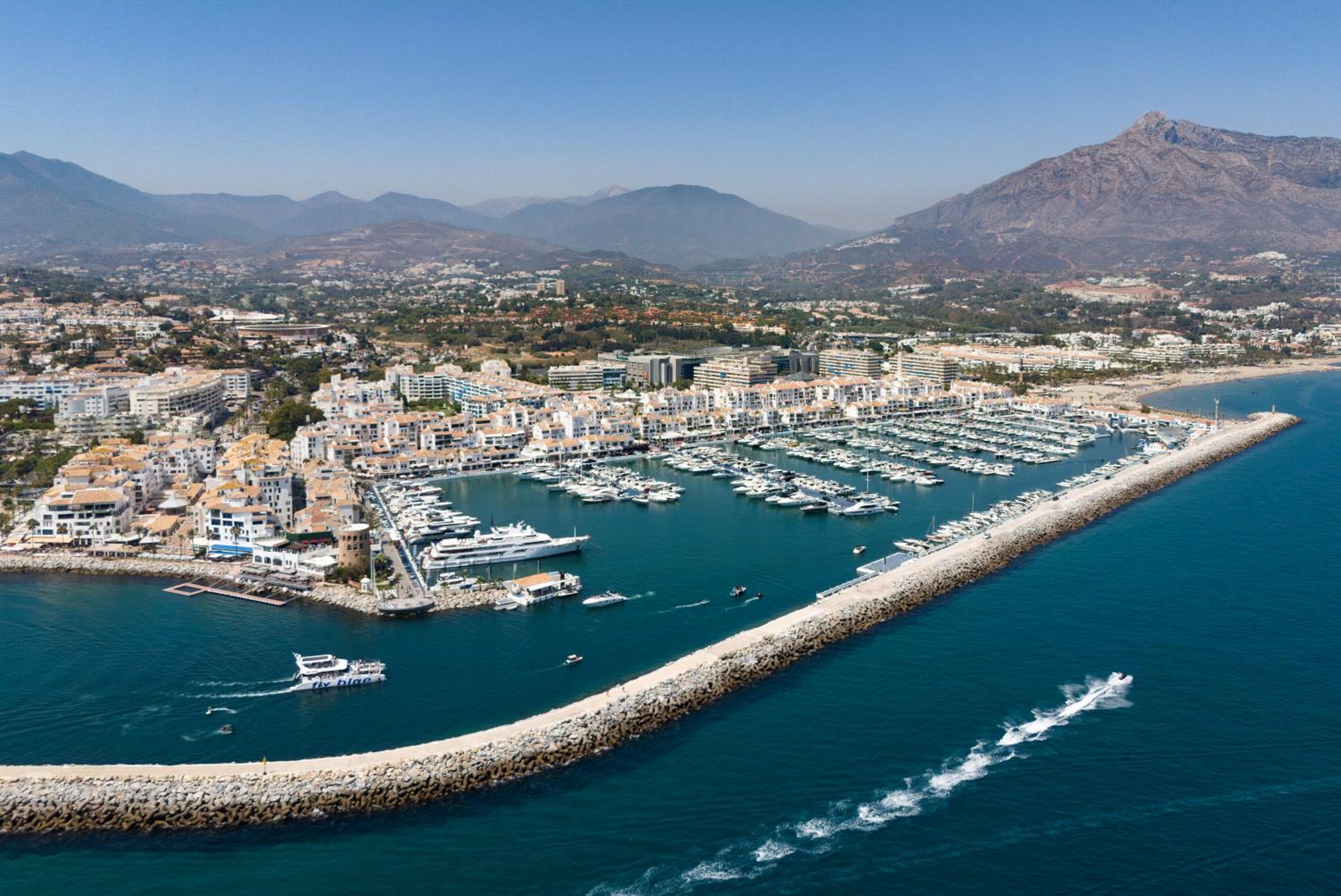 243-Fully Renovated-Puerto Banus Marbella Front Line Penthouse view 5
