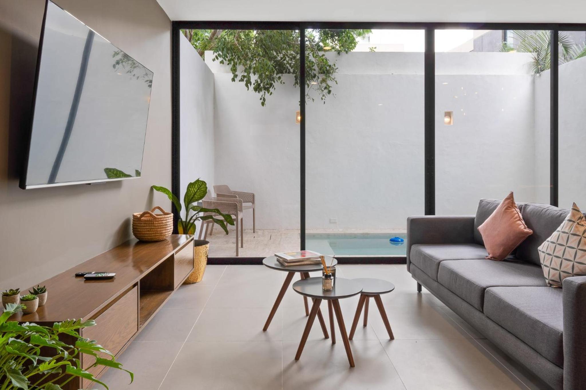Casa nueva con terraza y alberca en Temozón Norte view 5