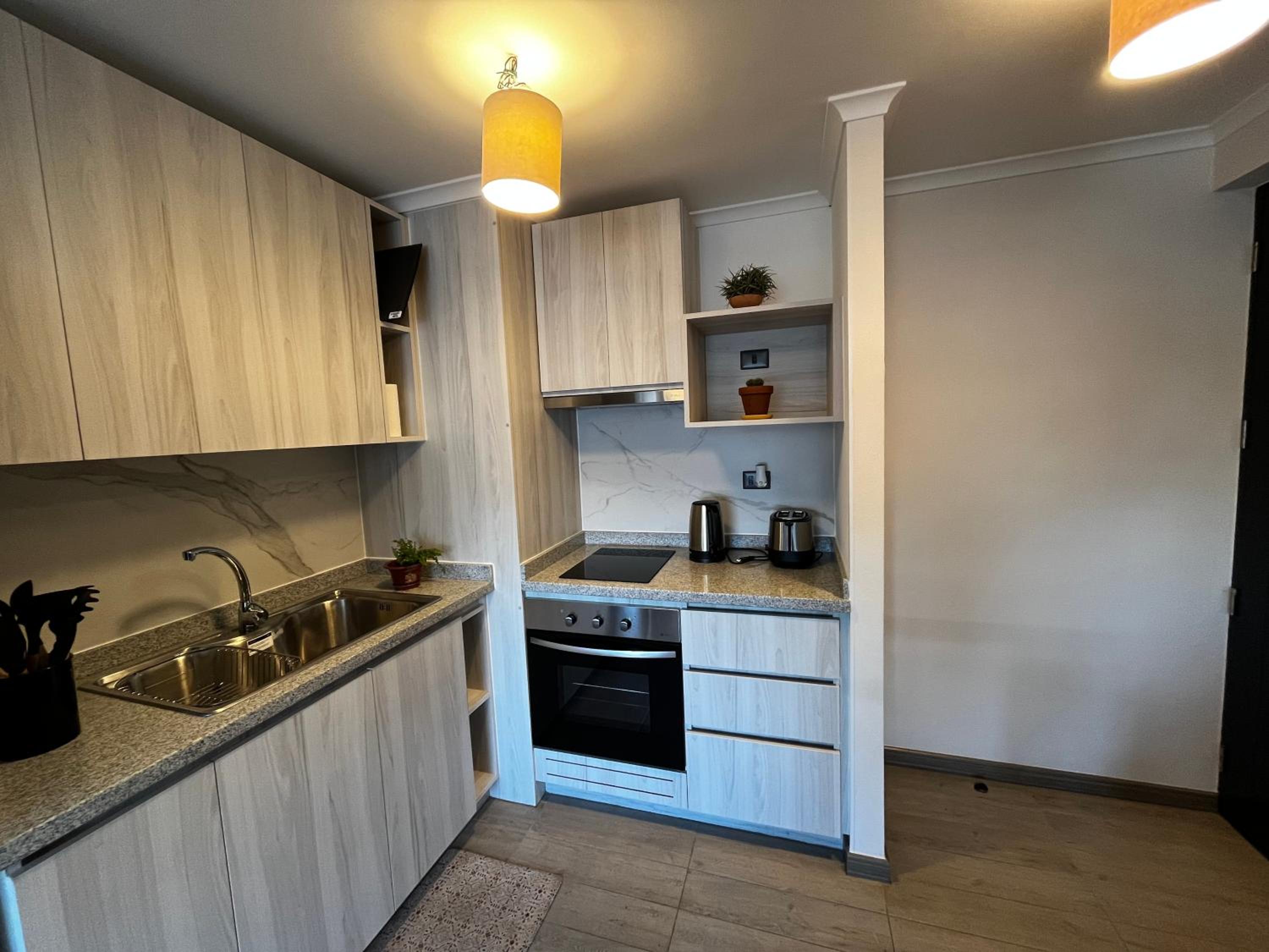 Departamento nuevo, 1 dormitorio estacionamiento
