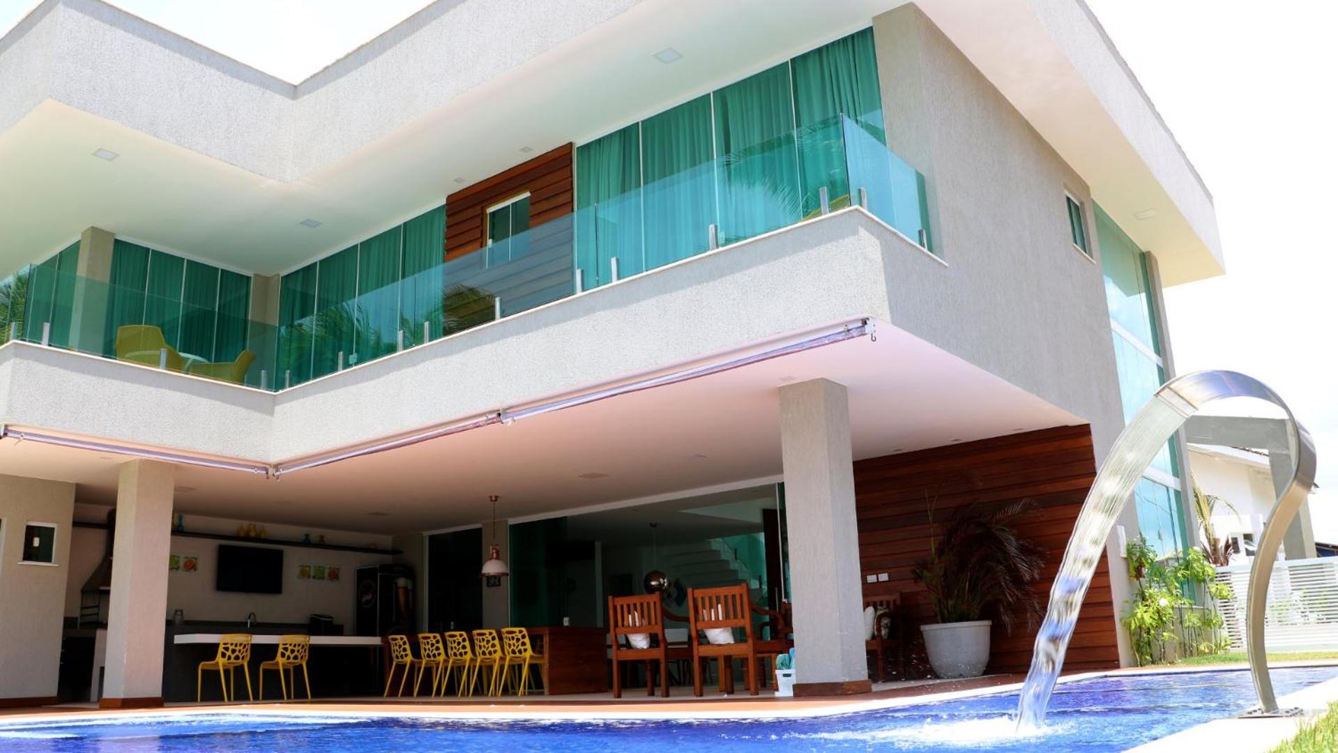 Casa Frente Mar 5 Suítes Guarajuba em Condomínio