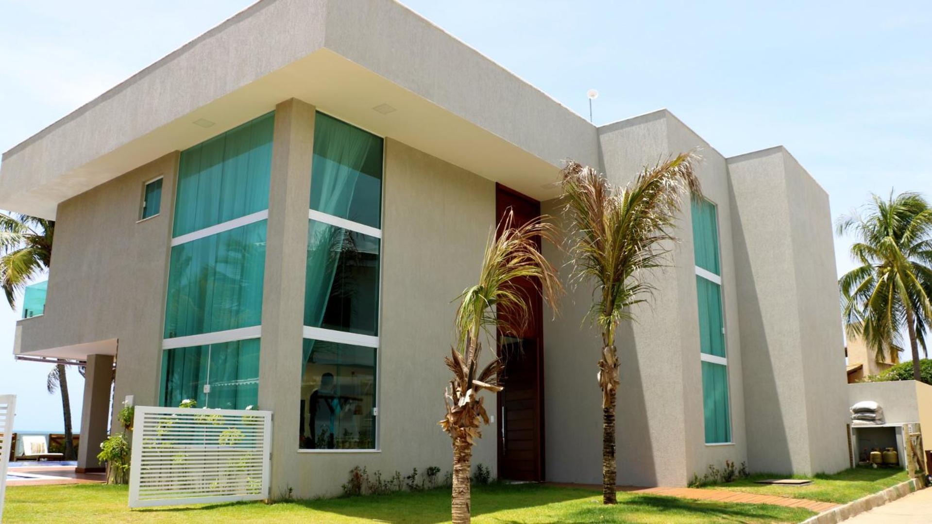Casa Frente Mar 5 Suítes Guarajuba em Condomínio