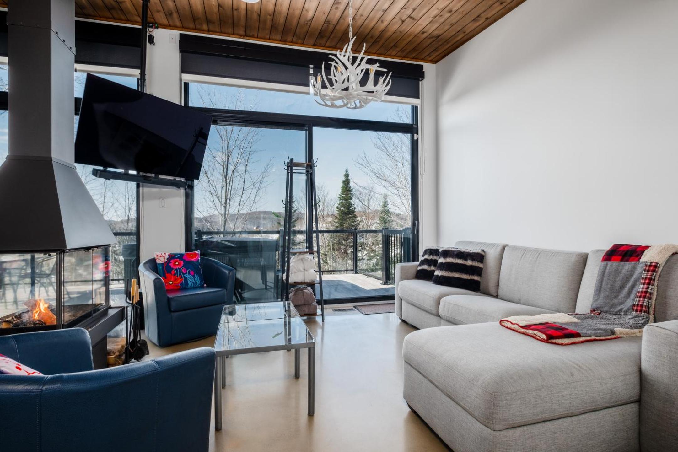 Loft Exécutif CherLieu de luxe avec vue sur golf et montagnes
