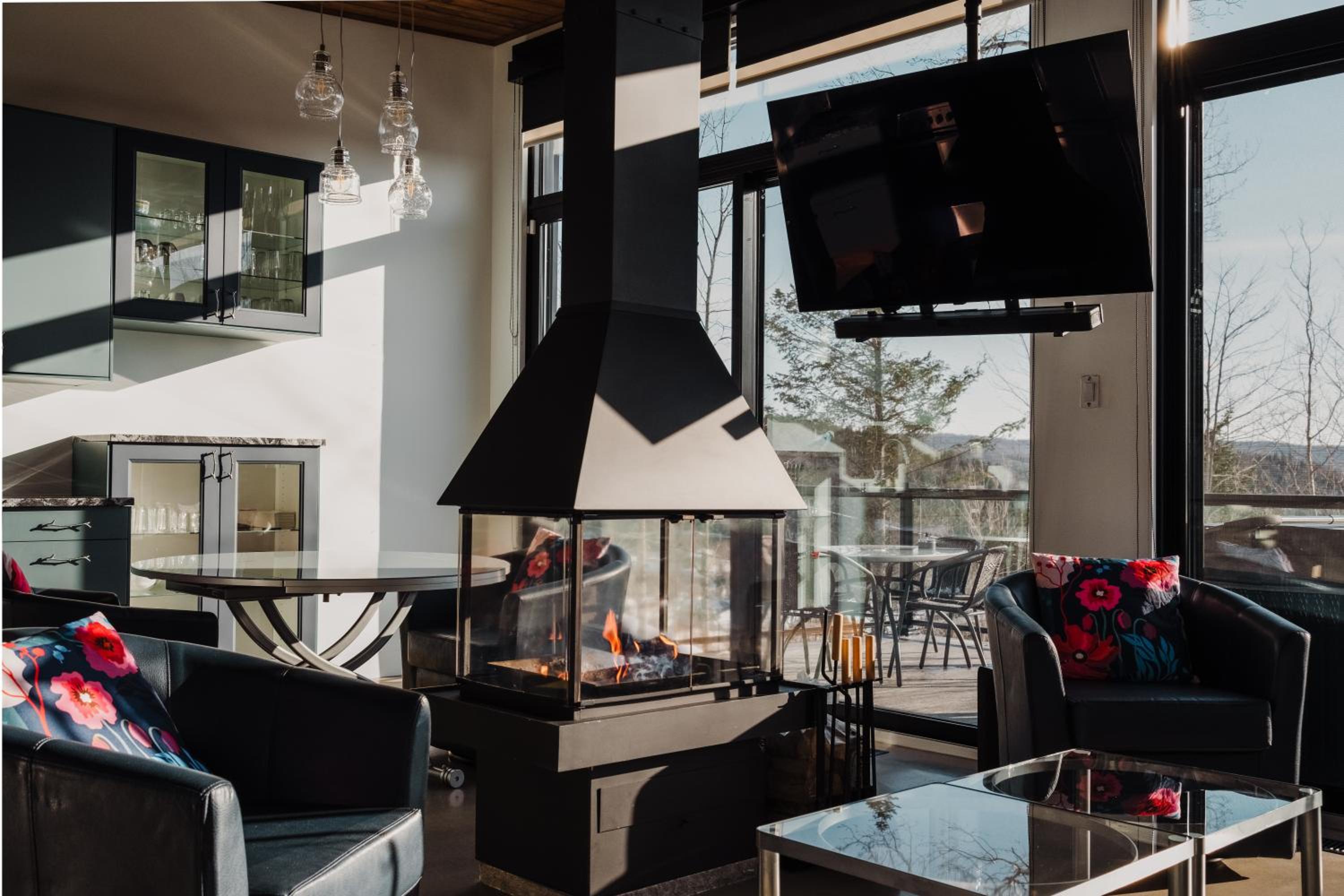 Loft Exécutif CherLieu de luxe avec vue sur golf et montagnes