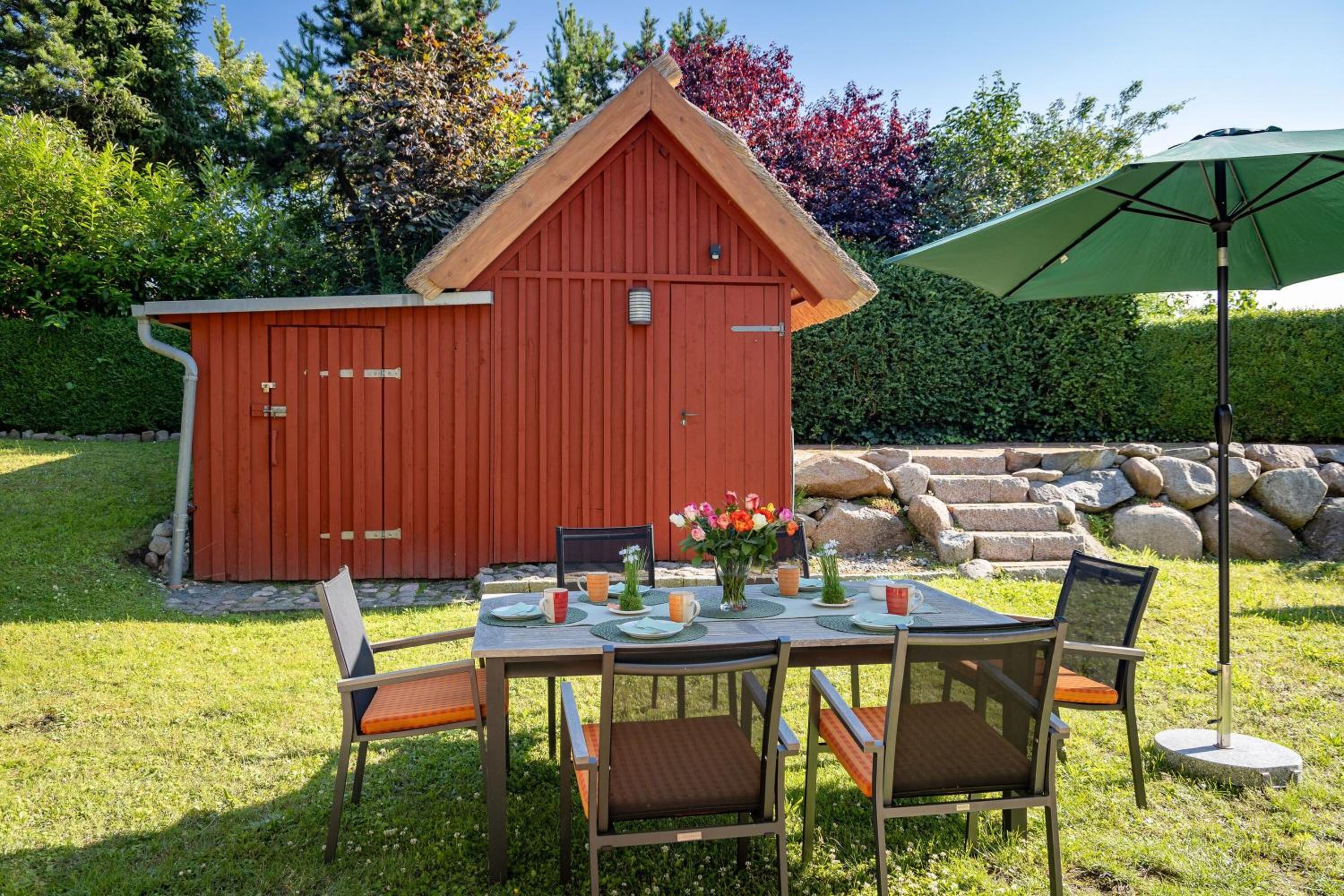 Ferienhaus Preetz 1A - Idylle unter Reet