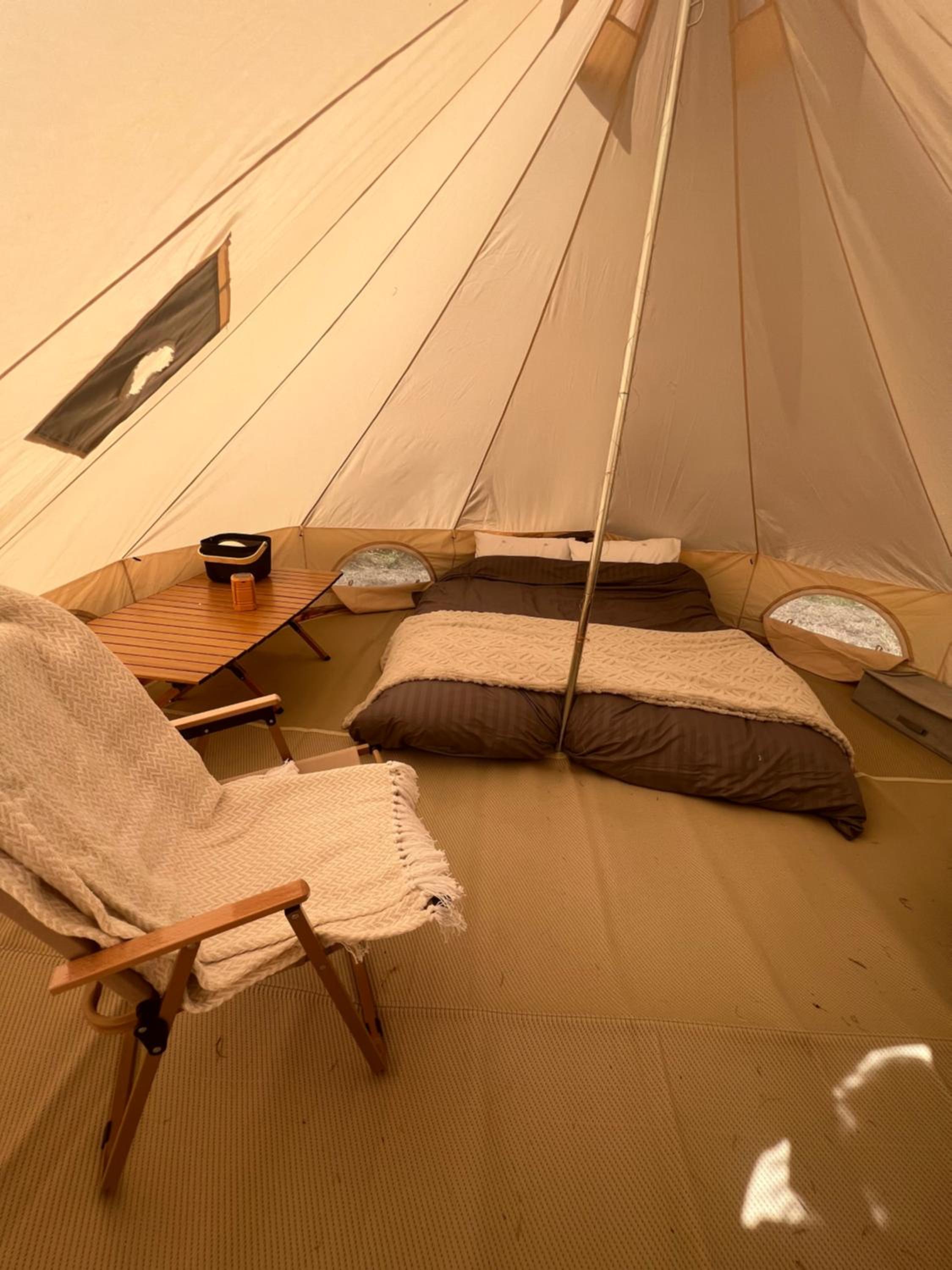 Bell Tent 4m and 7m Fossewold Cotswold Camping