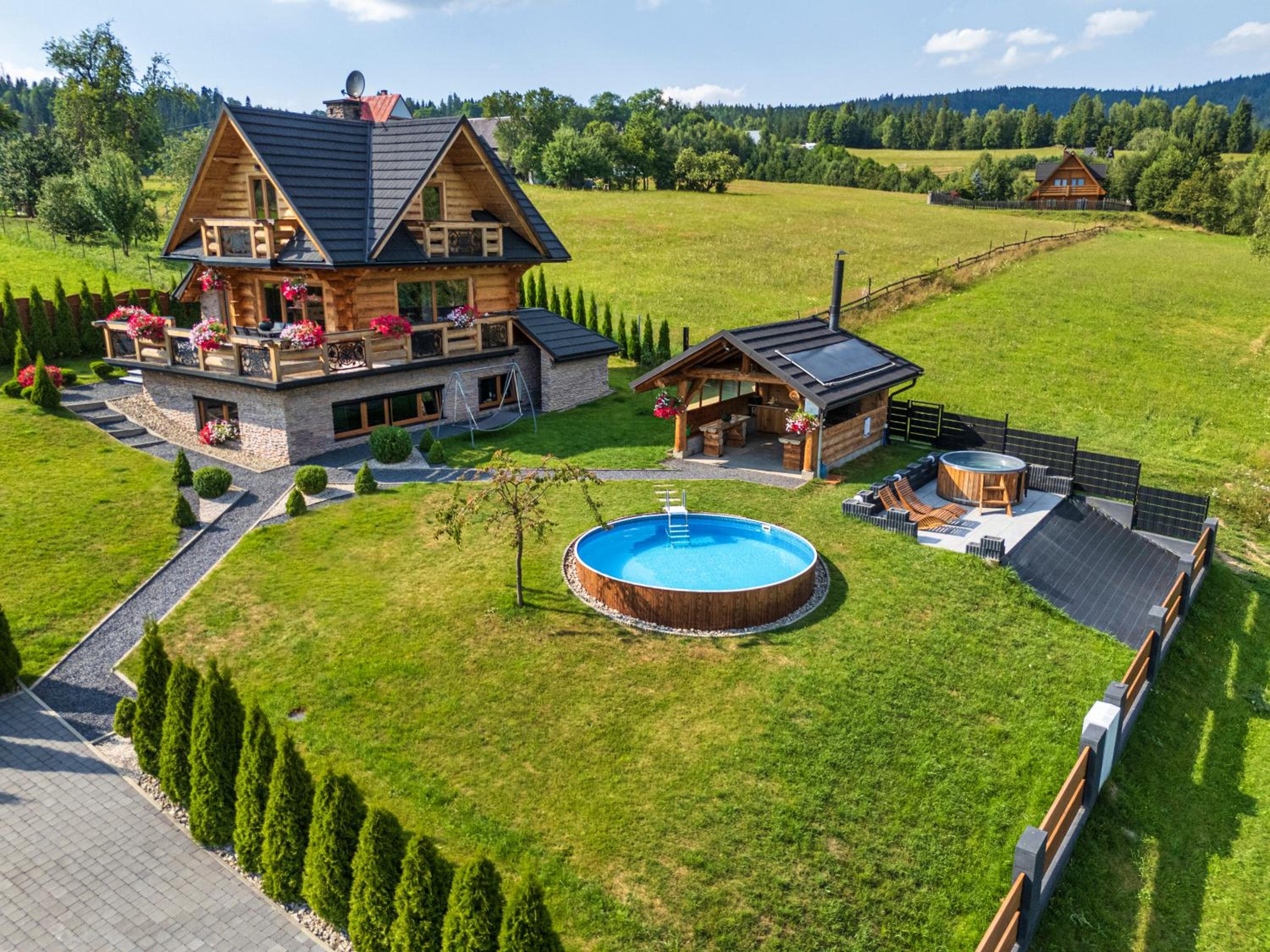 Domek DeLuxe Spa z sauną i jacuzzi- Nowy Targ blisko Zakopane i Białka Tatrzańska view 4