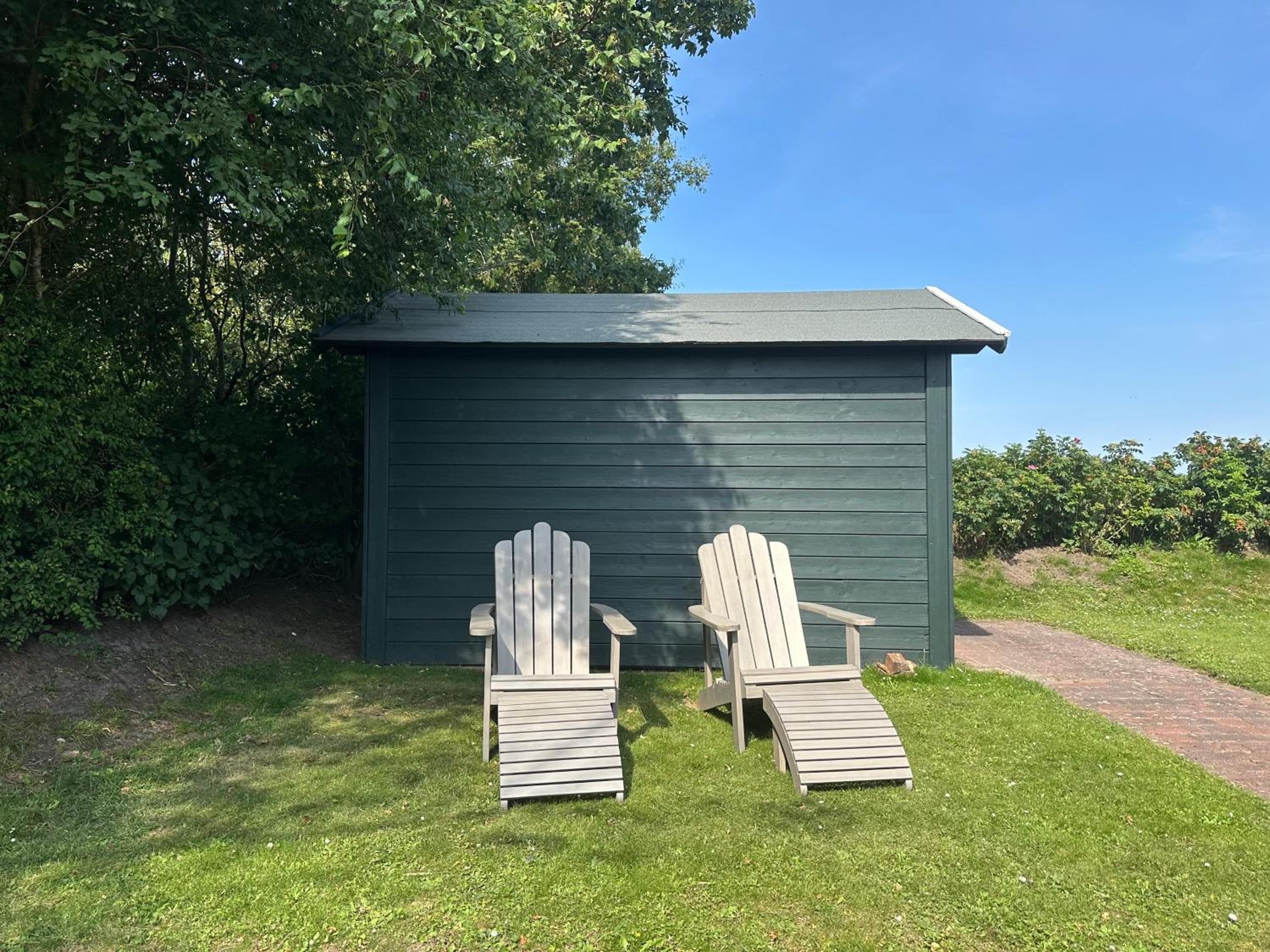 Seesucht-Föhr - Moderne Reet-Haushälfte mit Sauna, Garten & Terrasse nahe Wattenmeer