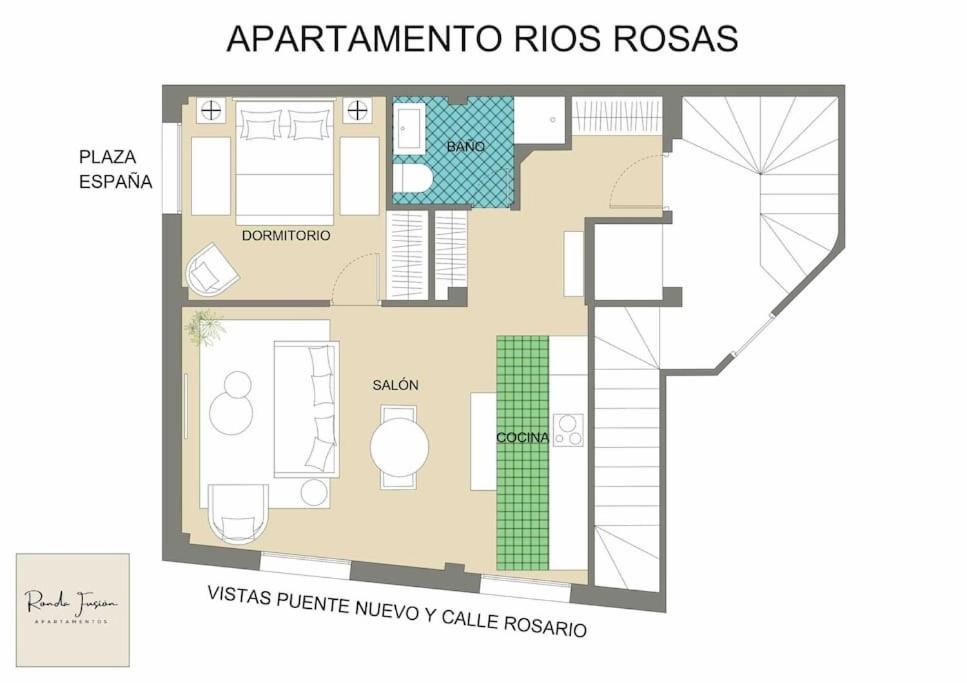 Apartamento RIOS ROSAS - RONDA FUSION APARTAMENTOS