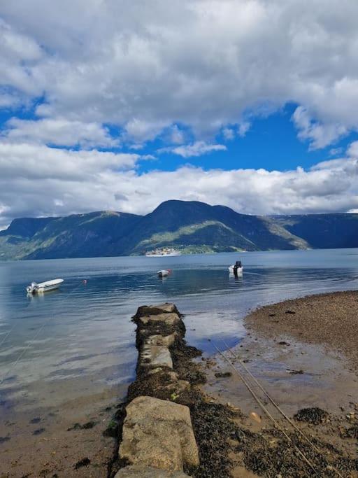 Feriehus ved fjorden i Solvorn view 5