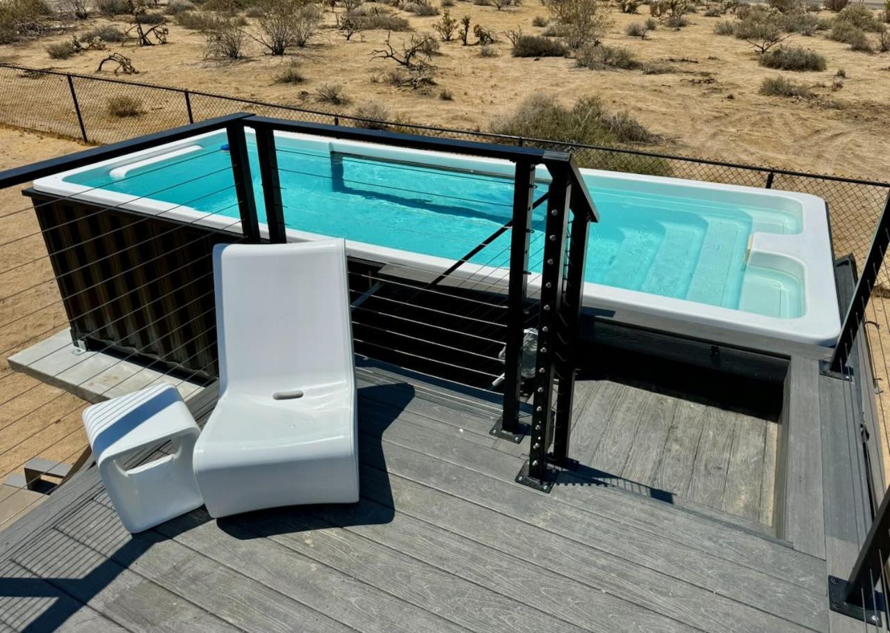 Desert Contemporary Compound - Large Modern Oasis view 3