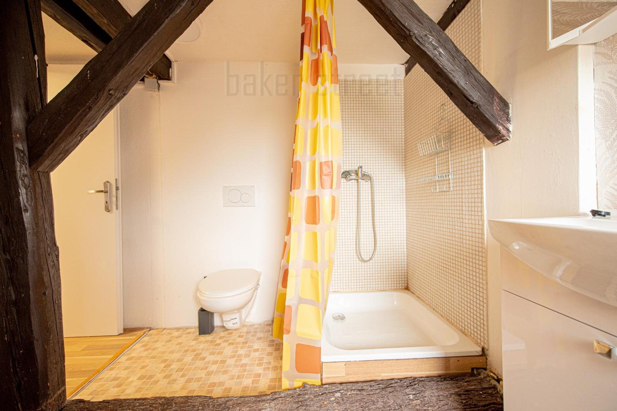 Attic 3 bedrooms apartment with 2 bathrooms