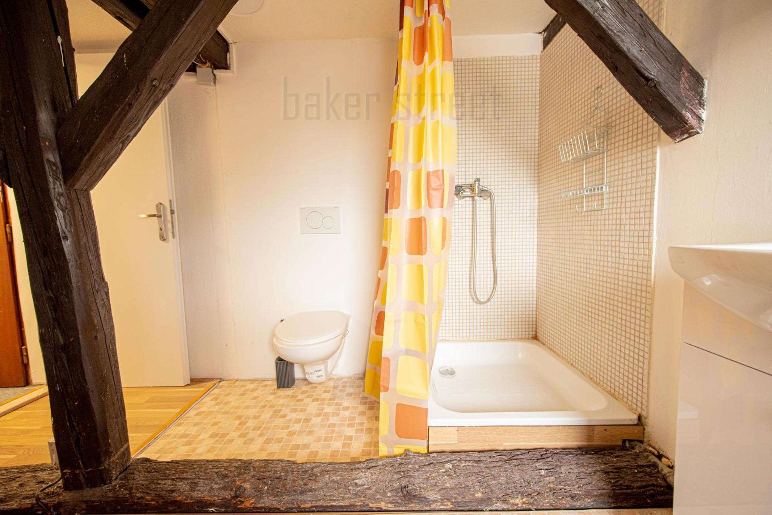 Attic 3 bedrooms apartment with 2 bathrooms