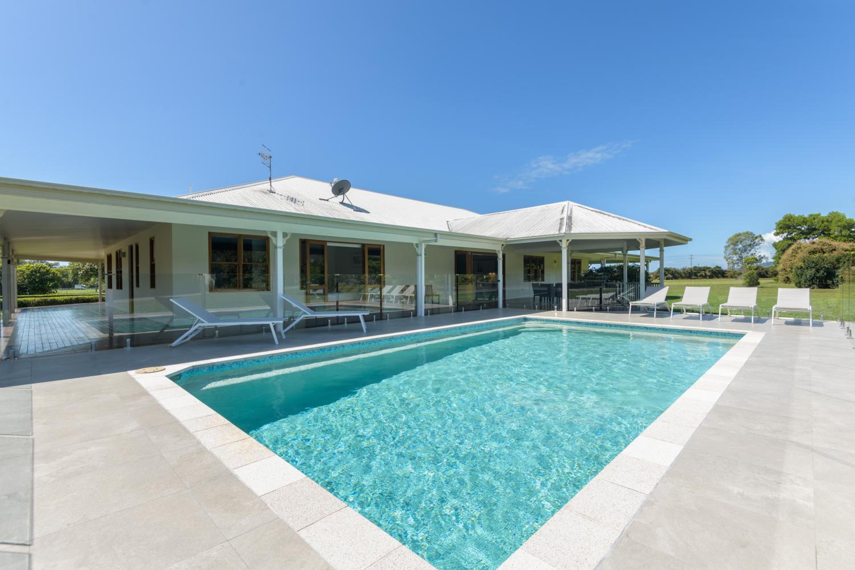 The Hampton Lodge with private pool on 25 acres