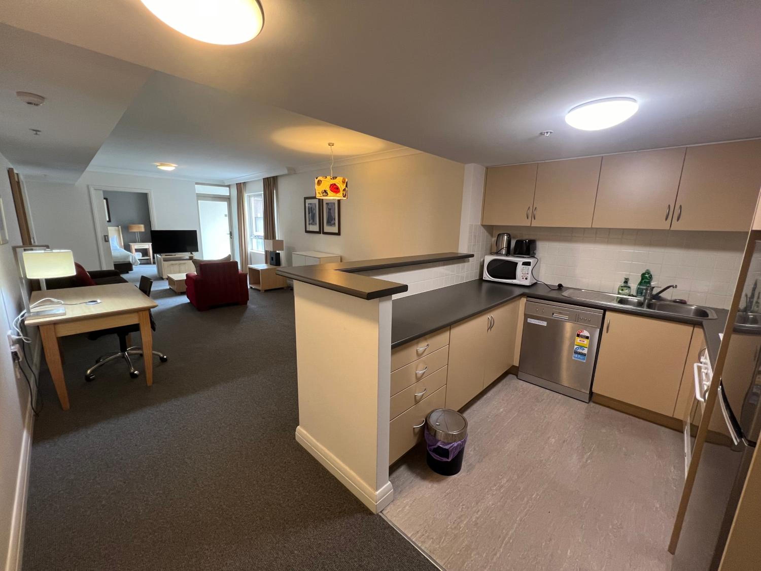 Hotel styling entire one bedroom
